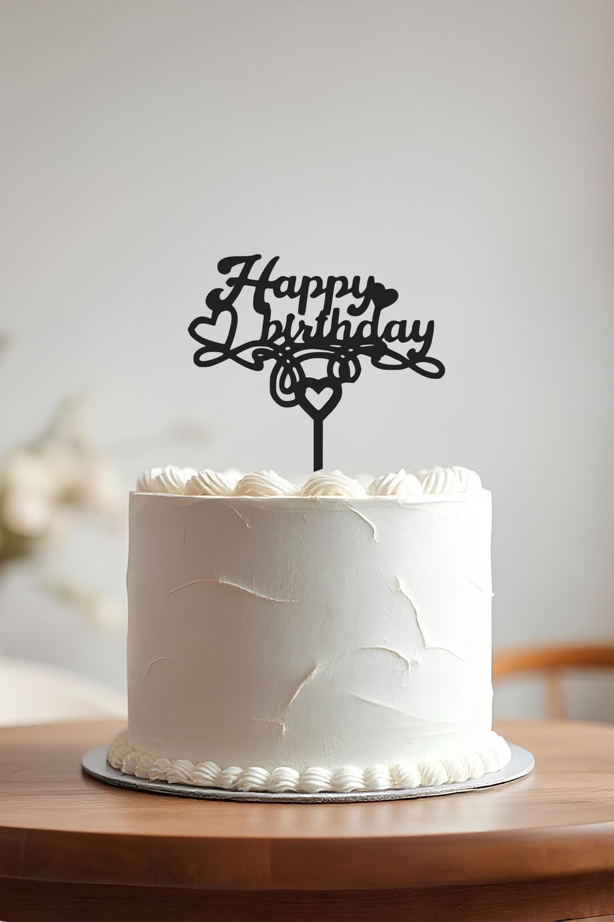 oalpo Happy Birthday Doğum Günü Pastası Kürdanı, Pasta Süsü, Yeniden Kullanılabilir
