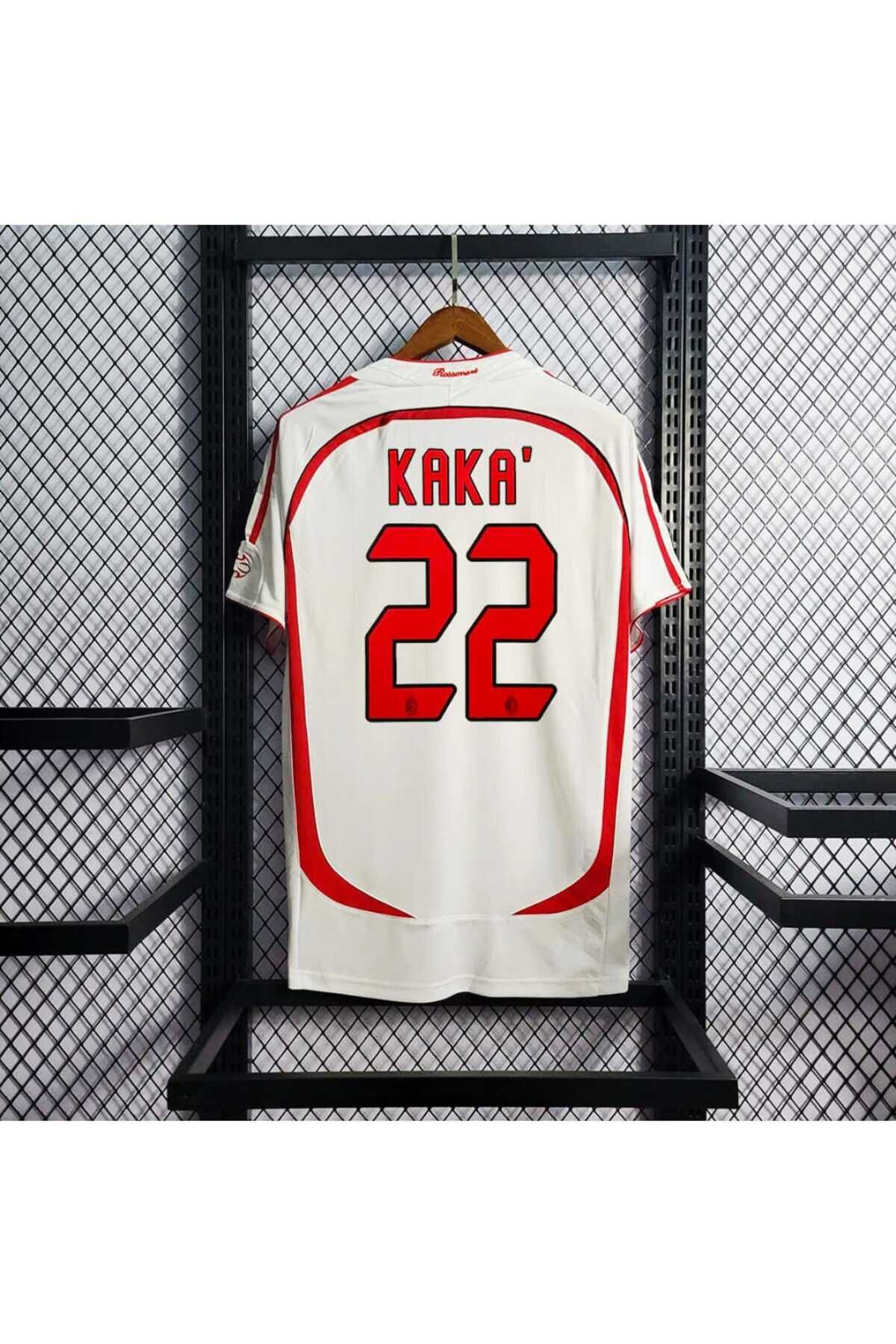 Pink Loca Efsane M.i.l.a.n Kaka 22 Numara Beyaz Yetişkin Futbol Forması Nefes Alan Kumaş -mnks76