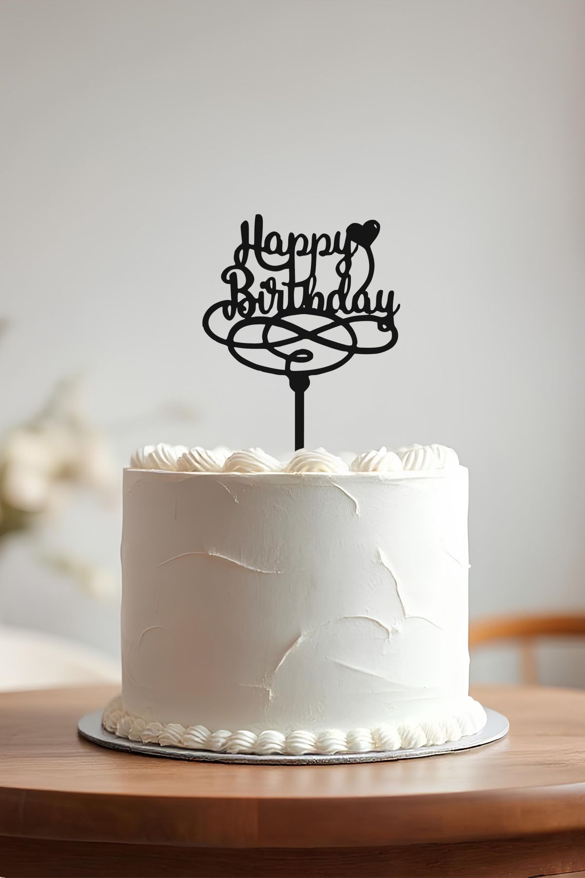 oalpo Happy Birthday Doğum Günü Pastası Kürdanı, Pasta Süsü, Yeniden Kullanılabilir