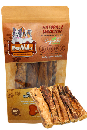 Eva & Wall-e Köpek Ödülü Kurutulmuş Dana Çubuk Ciğer | Doğal Köpek Kemiği, Kö...