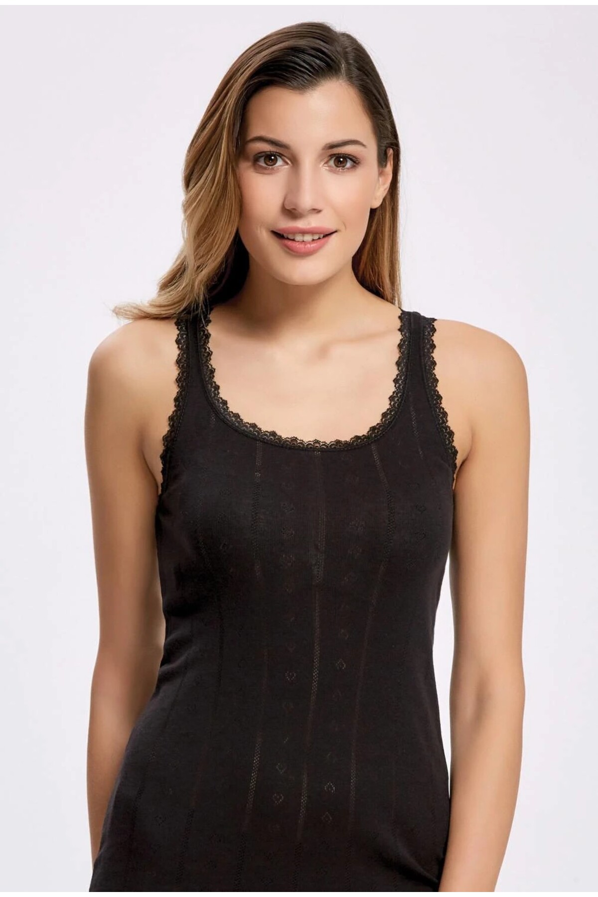 Jacquard Wide Strap Singlet