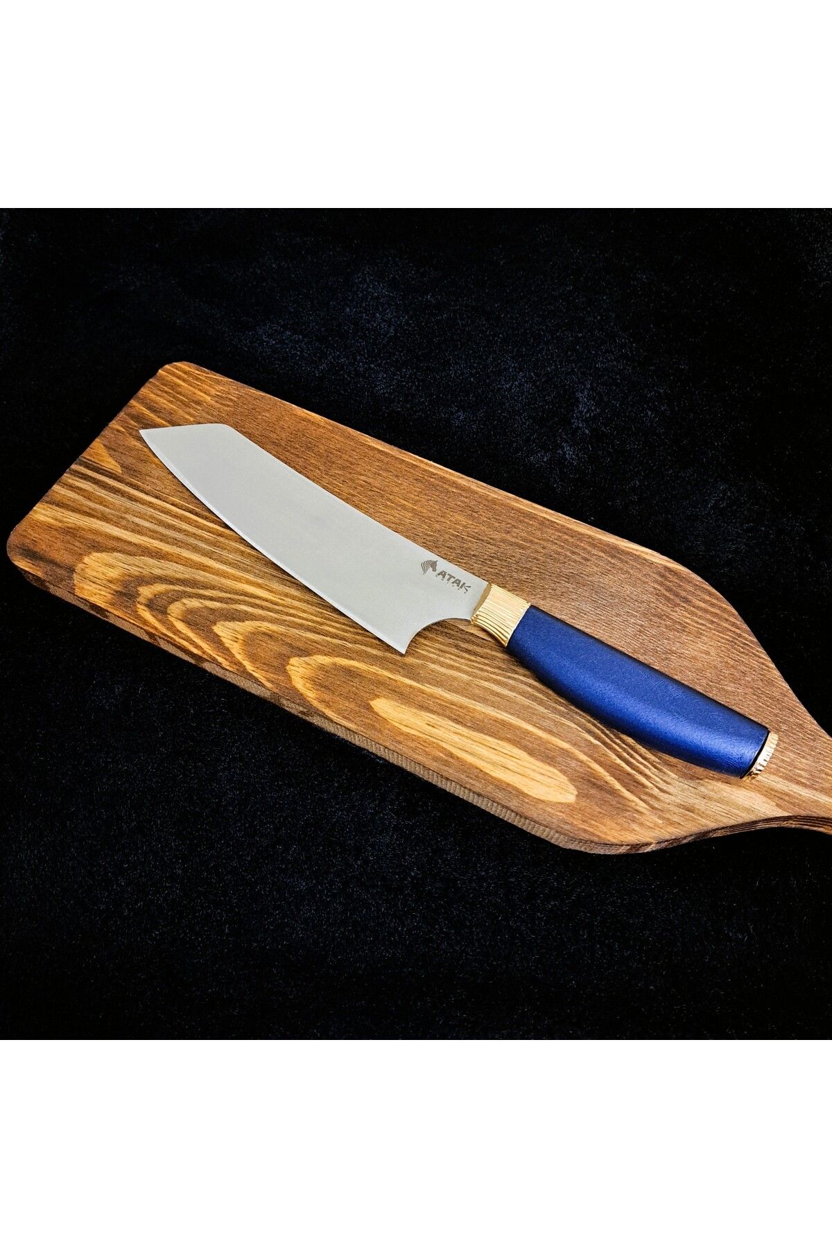 THORVIT Şef Bıçağı , Almazan Serisi , Mutfak Bıçağı 30 Cm Mavi