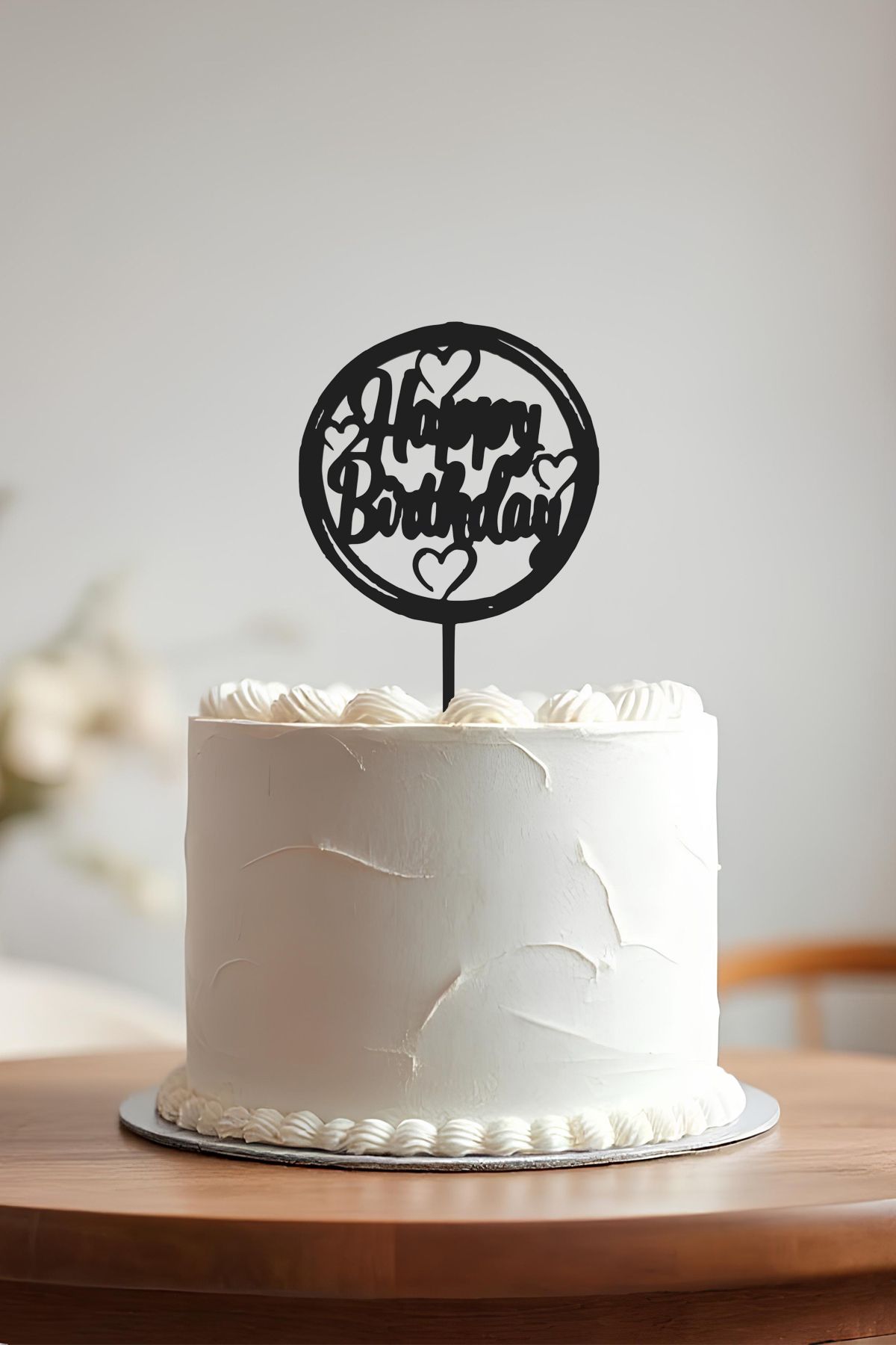 oalpo Happy Birthday Doğum Günü Pastası Kürdanı, Pasta Süsü, Yeniden Kullanılabilir