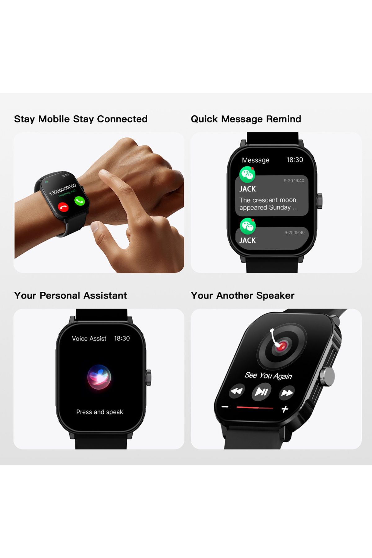 EqiEch-Scykei GT Talk Watch with Bluetooth Calls, 2.1" Touch Screen, 50 Sports Modes, and Long Battery Life 5