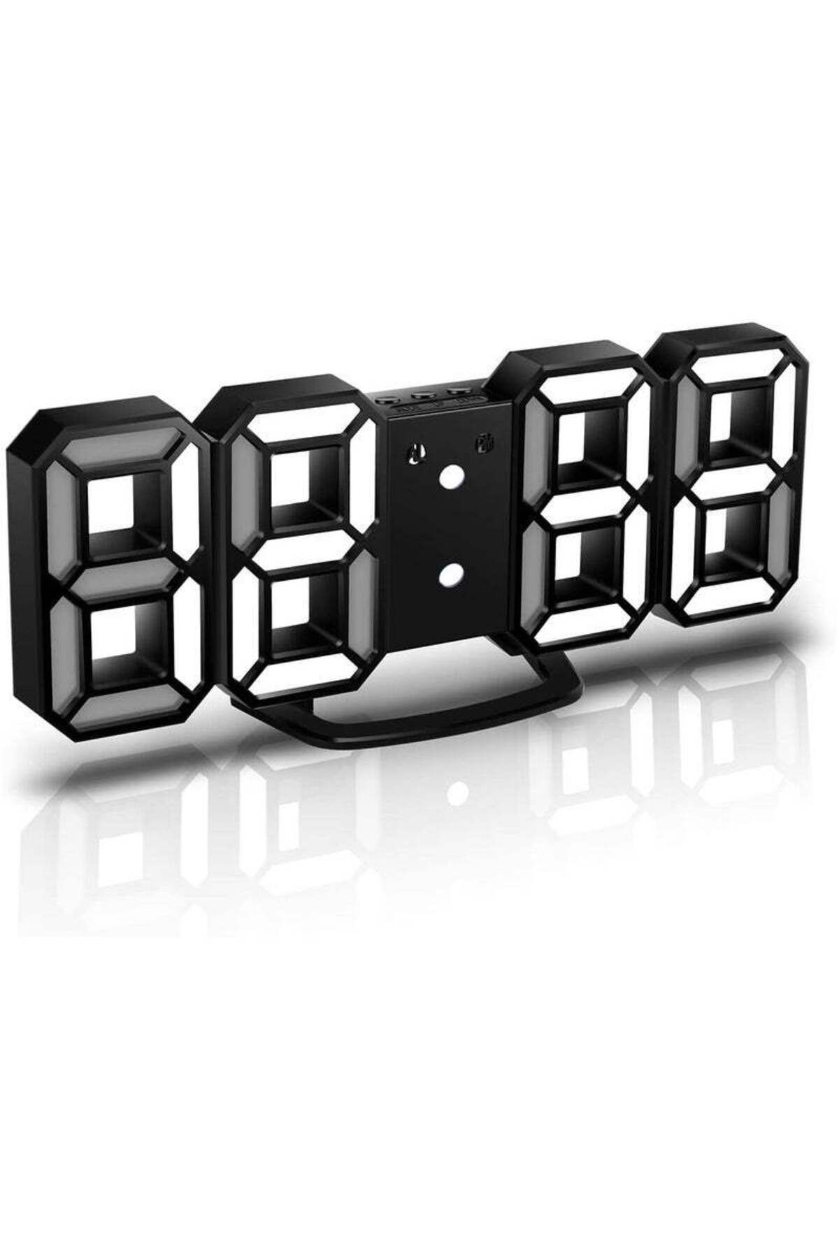 COOYA-3D LED Digital Table Alarm Clock, Manually & Auto Adjust Brightness, Easy to Read at Night 1