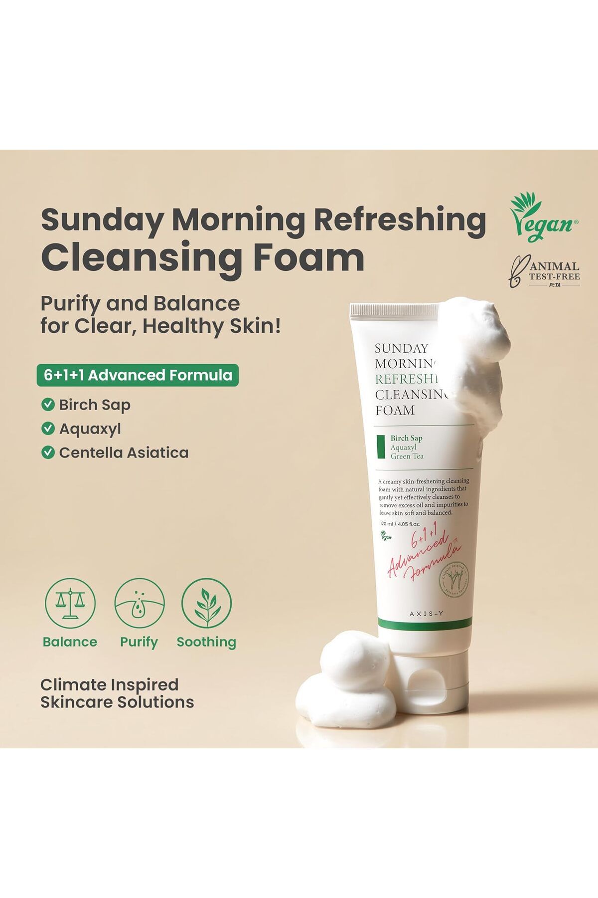 AXIS-Y-Sunday Morning Refreshing Cleansing Foam by AXIS-Y 9