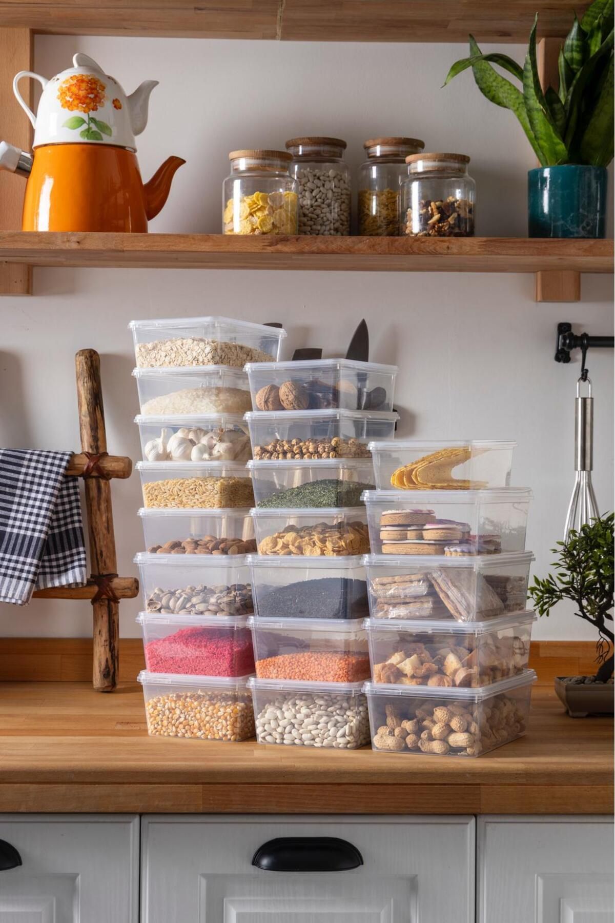 Espas Home-10 Lt and 20 Lt Ice Cream Storage Container with Self-Cover 6