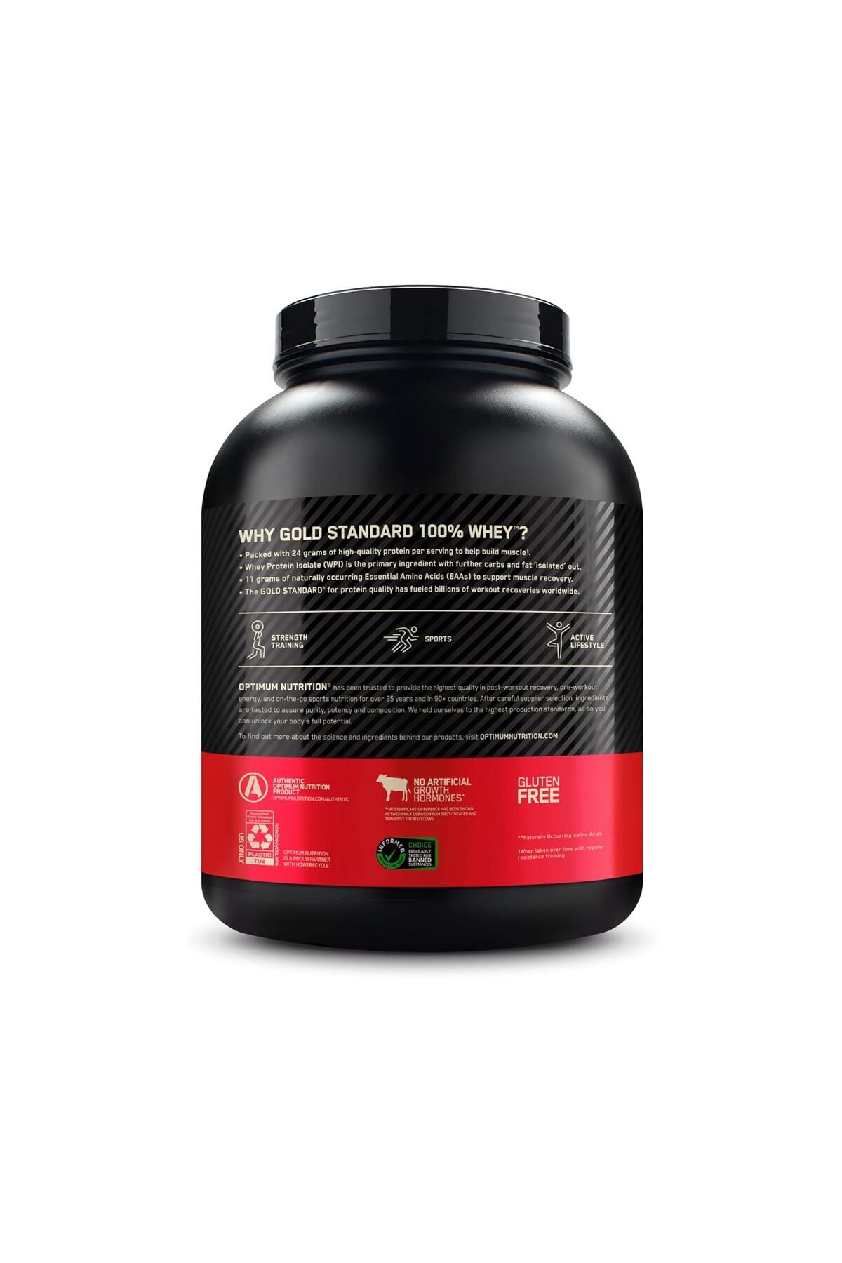 Optimum Nutrition-(ON) Gold Standard 100% Whey Protein Powder (Cookies & Cream) 5 lbs, 2.27 kg 3