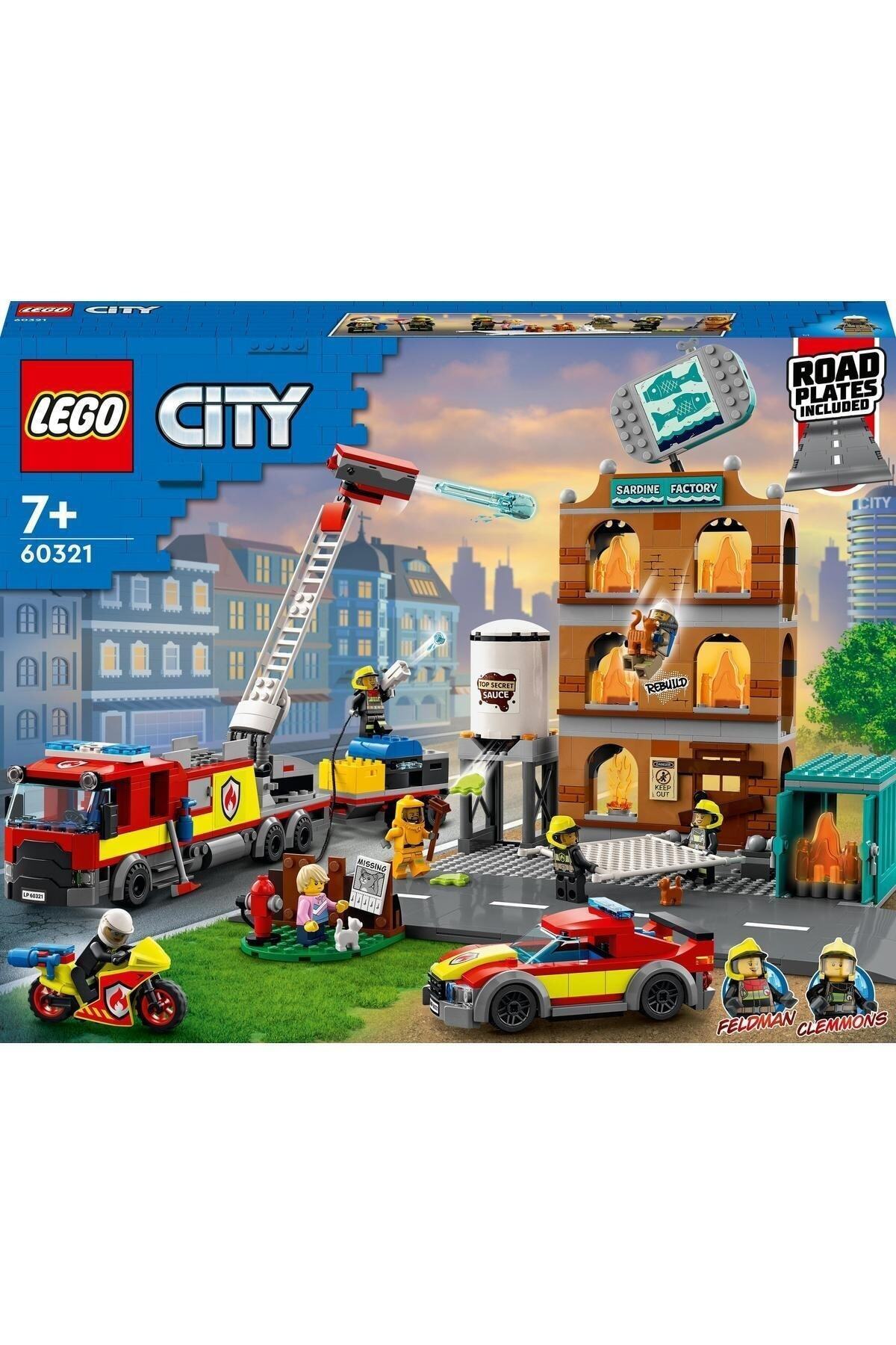 ® گروه آتش‌نشانی شهری مجموعه ساختنی ۶۰۳۲۱ (۷۶۶ قطعه)