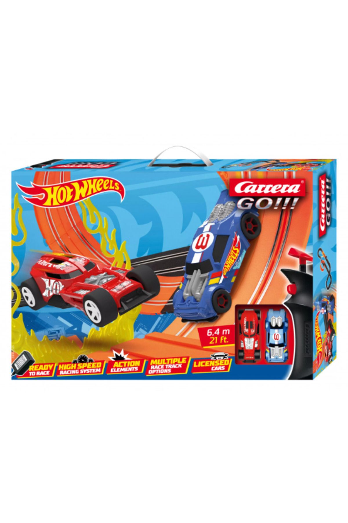 Carrera-Go! Hotwheels Race Track 1:43 6.4M 62553 2