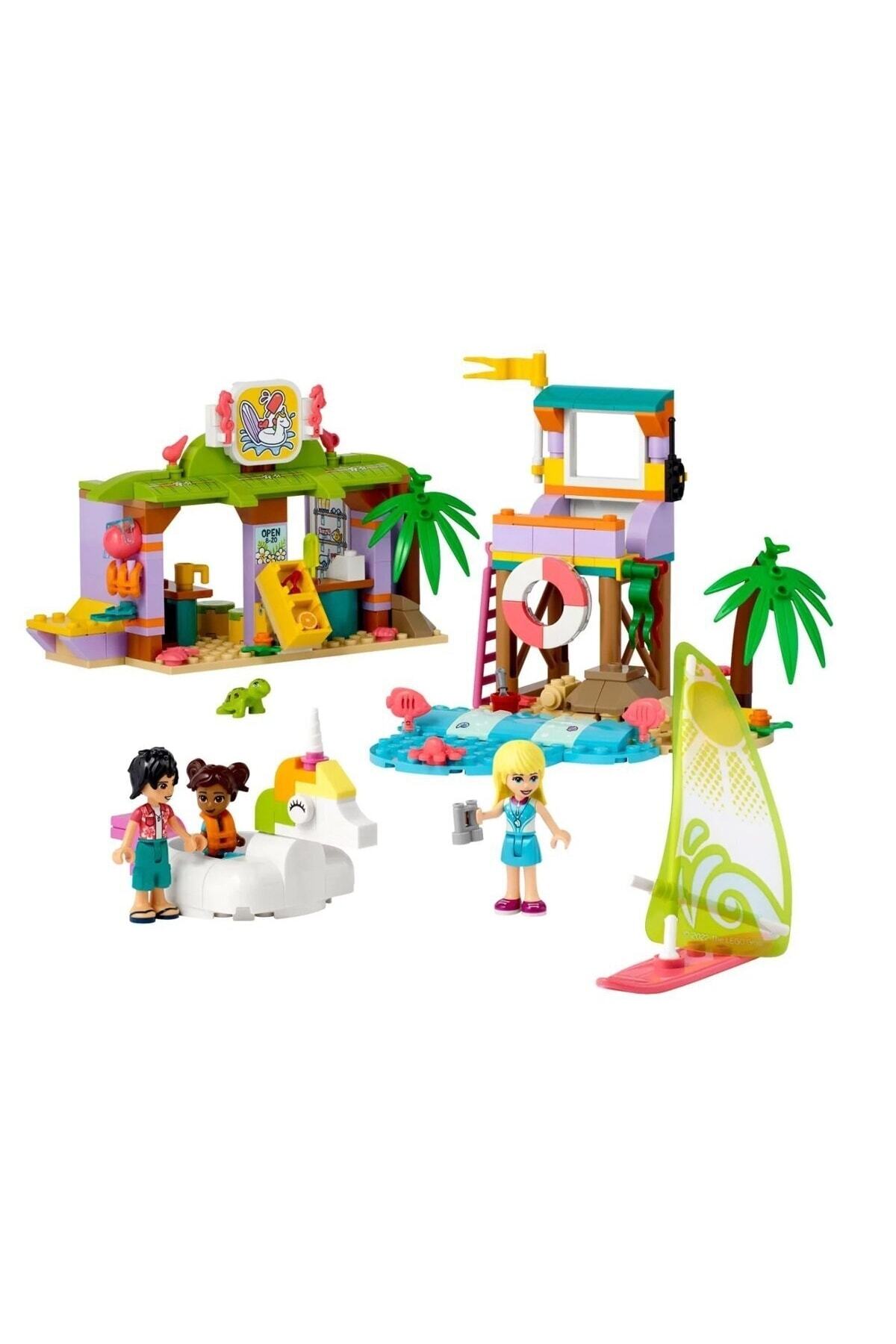 دوستان رنگارنگ، سرگرم‌کننده و آموزشی کودکان - تفریح ساحلی موج‌سواری، ست بازی لگو ۲۸۸ تکه