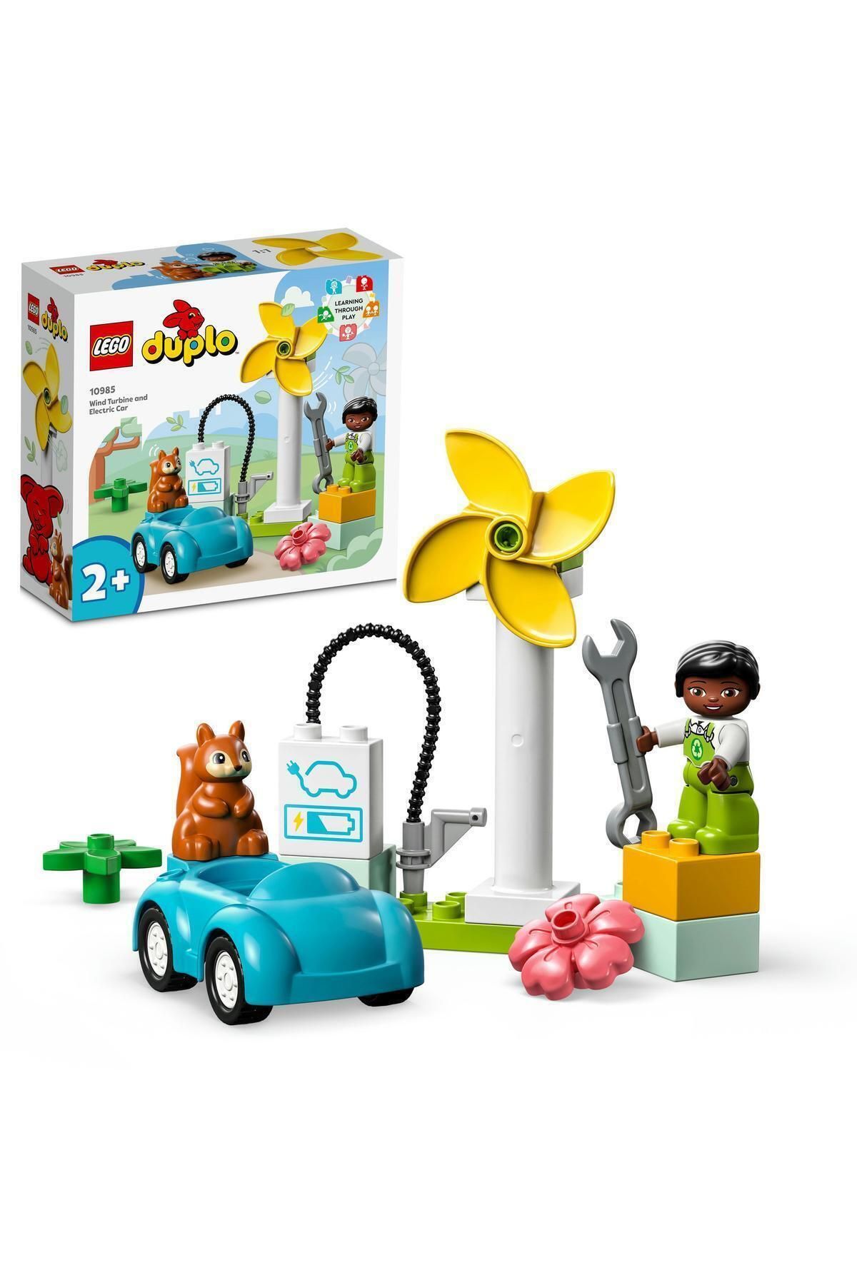 LEGO-Duplo ®   10985 Model Wind Turbine and Electric Car Town - 2+ Sustainable Living Set (16P) 1