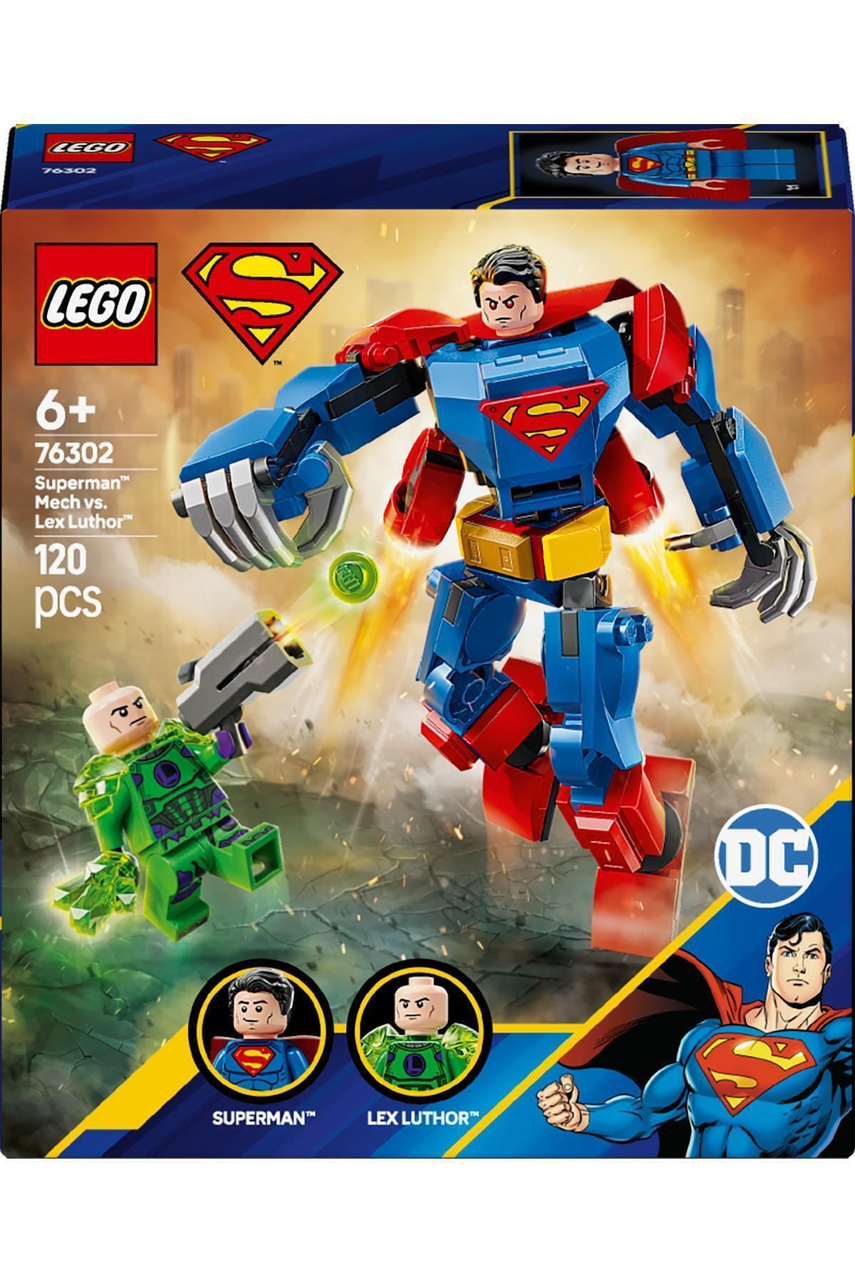 LEGO-Superman ™   Robot and Lex Luthor ™   Counter - 6 Years Old and Above Construction Set 120 Pieces 3