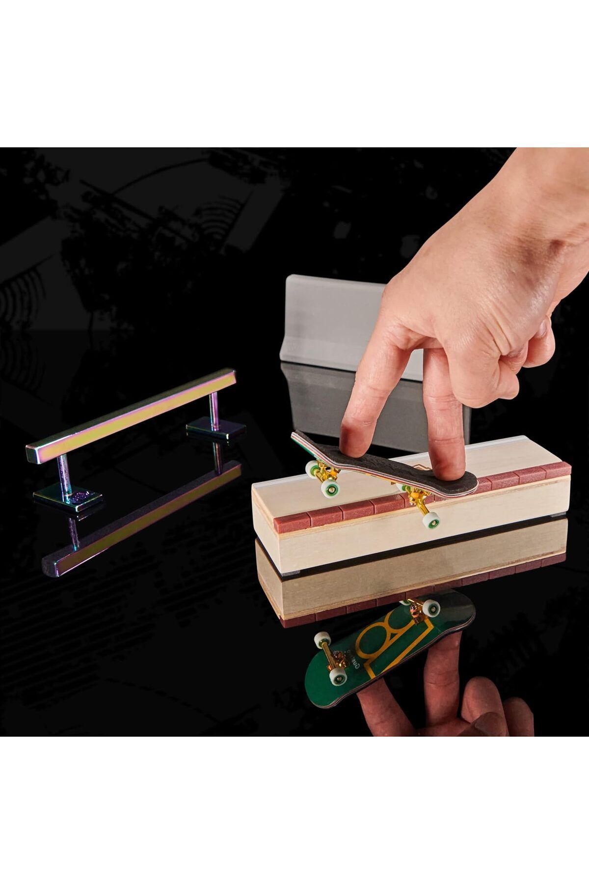 Tech Deck-, Pro Series Daily Grind Pack with 3 Obstacles, Built for Pros; Kids Toys for Ages 6 and up 6