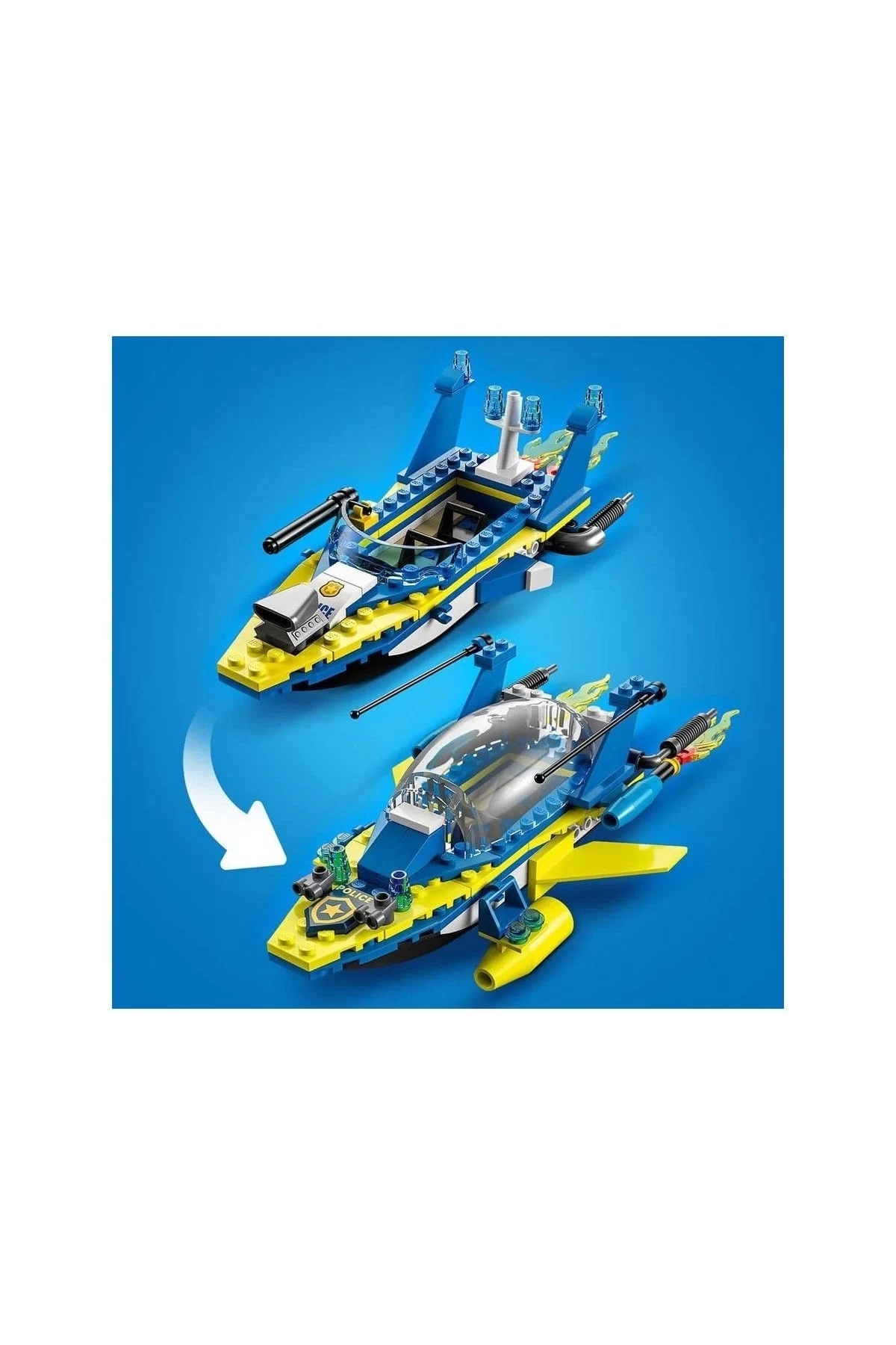 ۶۰۳۵۵ سیتی – مأموریت‌های کارآگاه پلیس آب، ۲۷۸ قطعه، سنین +۶ سال