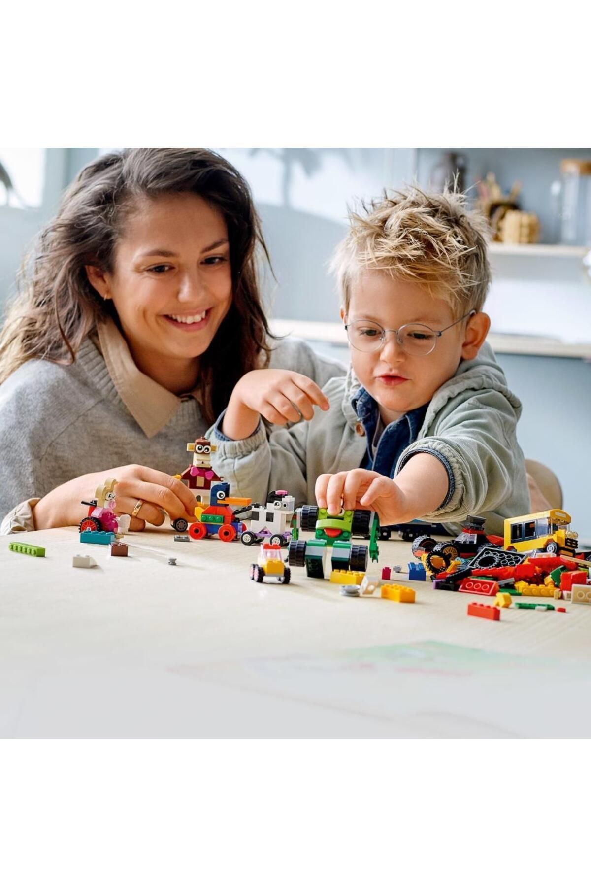LEGO-® Classic Bricks and Wheels 11014 - Creative Toy Building Set (653 Pieces) 2