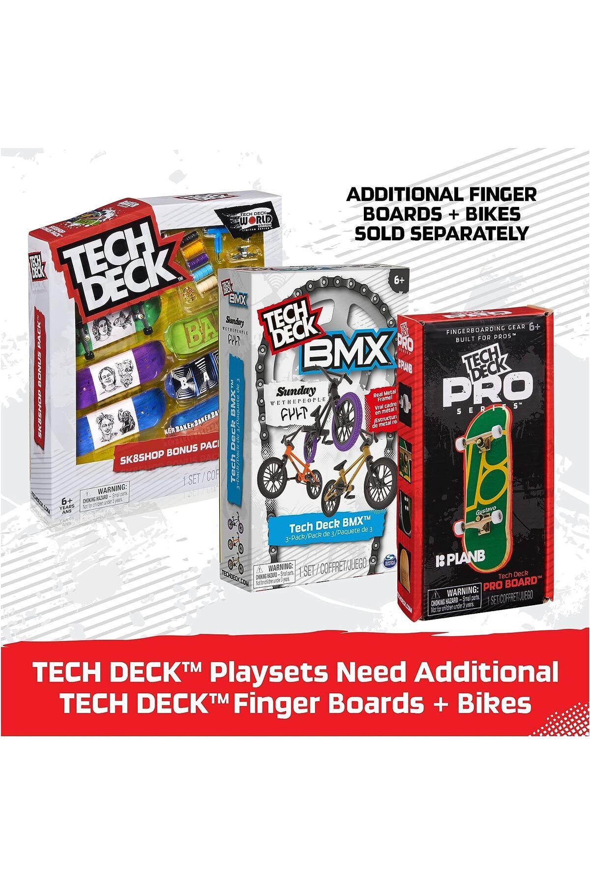 Tech Deck-مجموعة ألعاب النمذجة الخرسانية القابلة لإعادة الاستخدام DIY مع لوحة أصابع Enjoi الحصرية، والسكك الحديدية، والقوالب، والسكك الحديدية 7