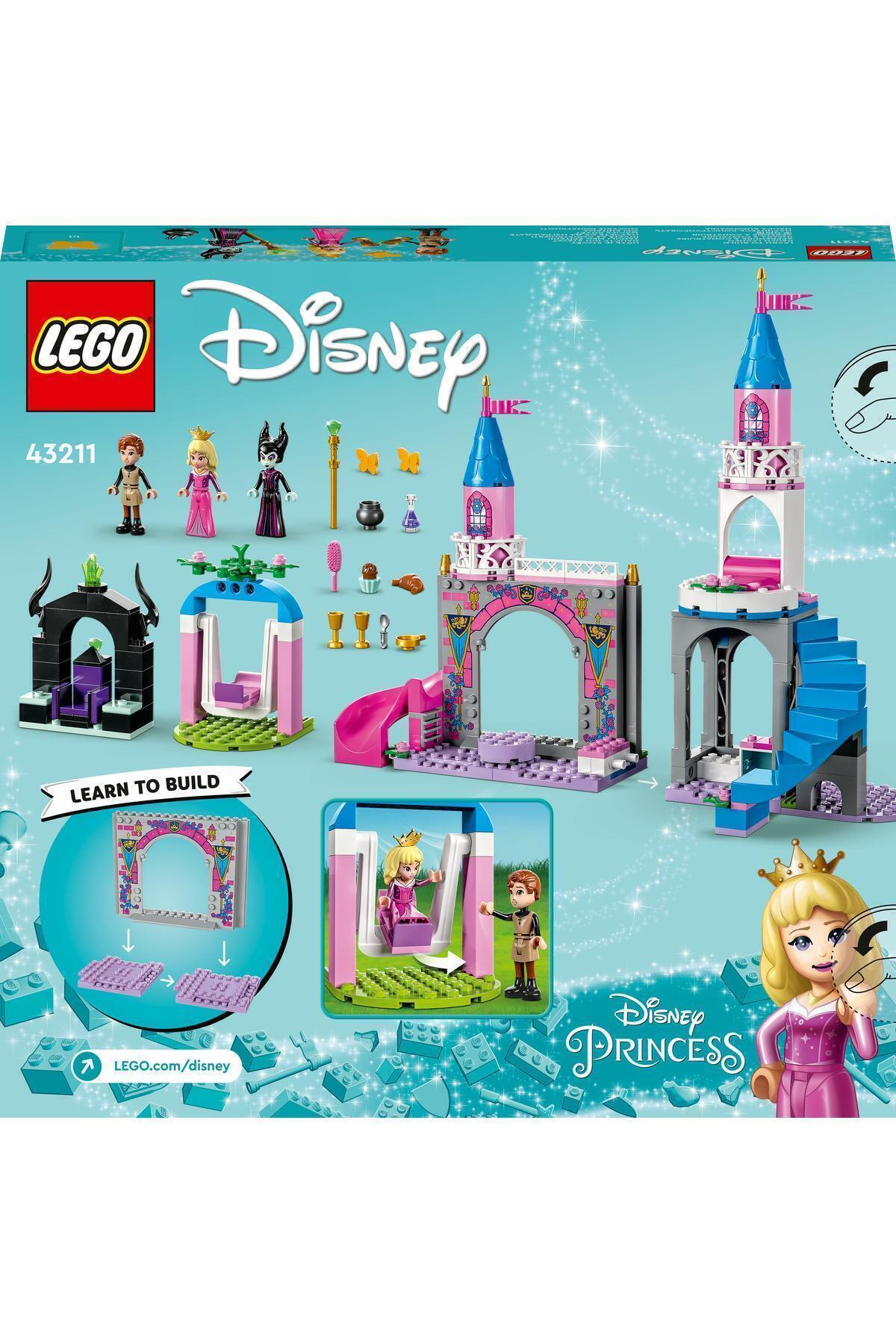 LEGO-® ? Disney™ Aurora’nın Şatosu 43211-4 Yaş Ve Üzeri Prenses Hayranları Için Uyuyan Güzel’i Içeren 3