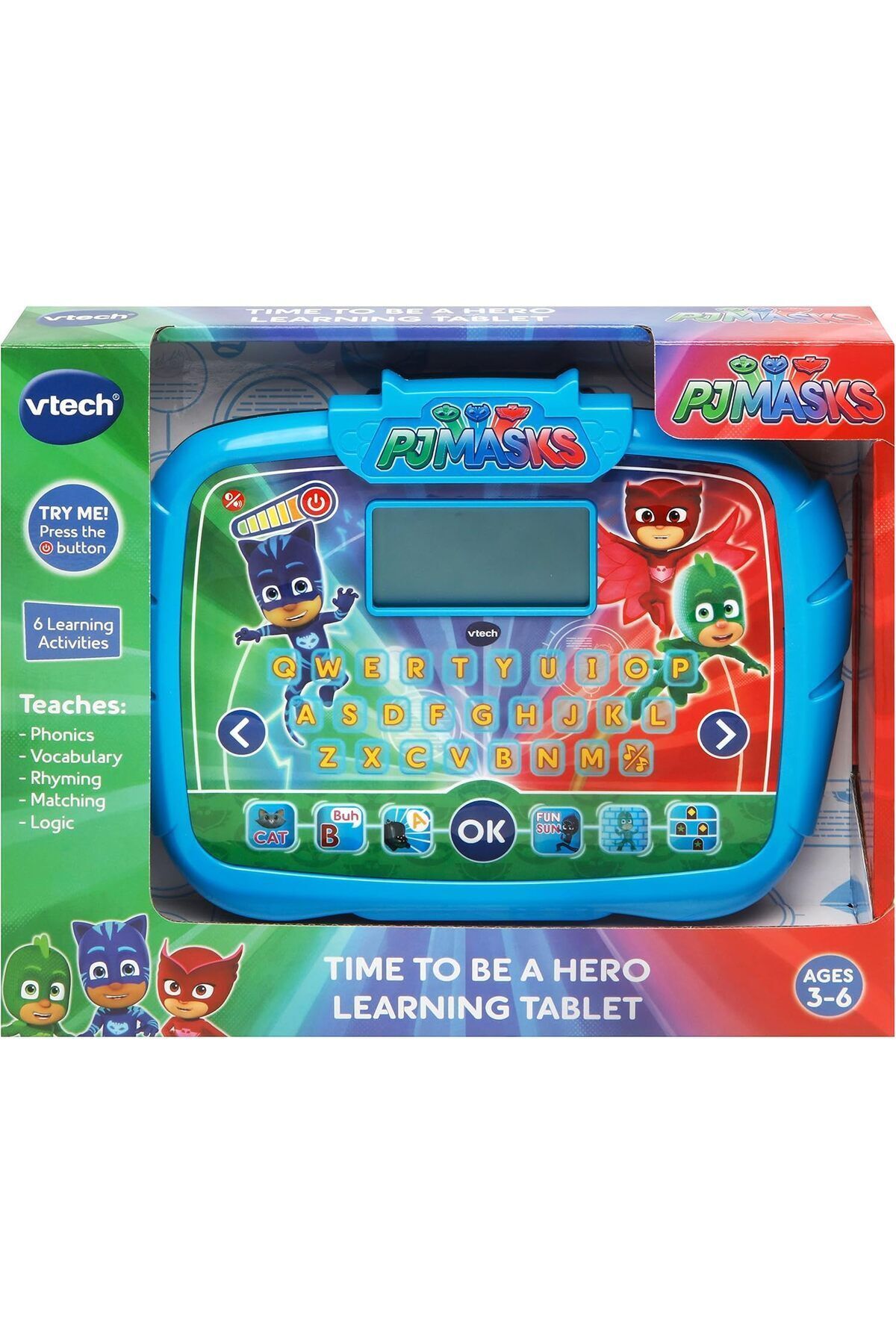 V-tech-VTech PJ Masks Time to be a Hero Learning Tablet 80-175903 1