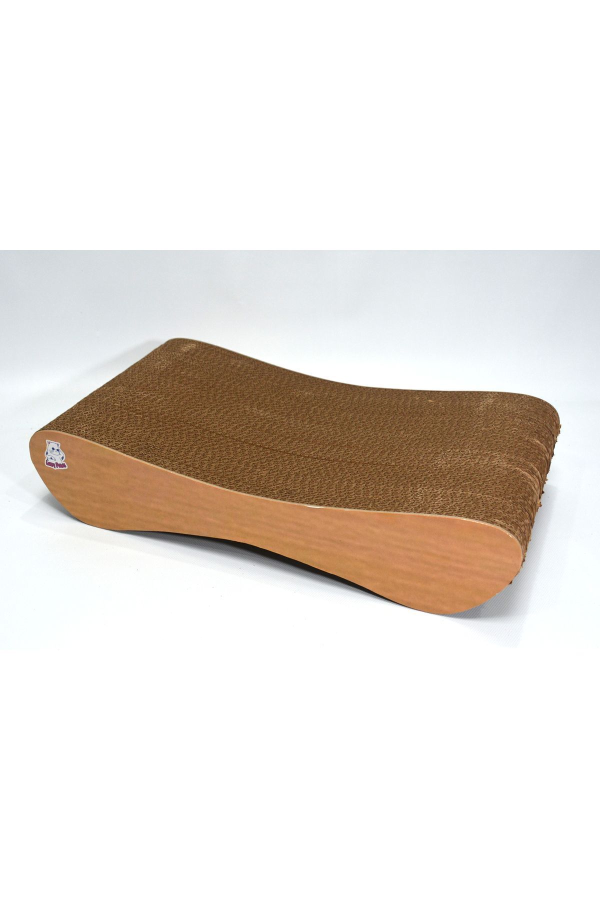 Lazy Paws-Set of 4 - Cat Scratching Sofa – Cardboard Cat Scratching – Horizontal Scratching - Wood Pattern 8