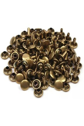 ipekbazaar Perçin (Rivet) No: 33.5 Çift Kafa- ( 9 mm ), 100 Takım