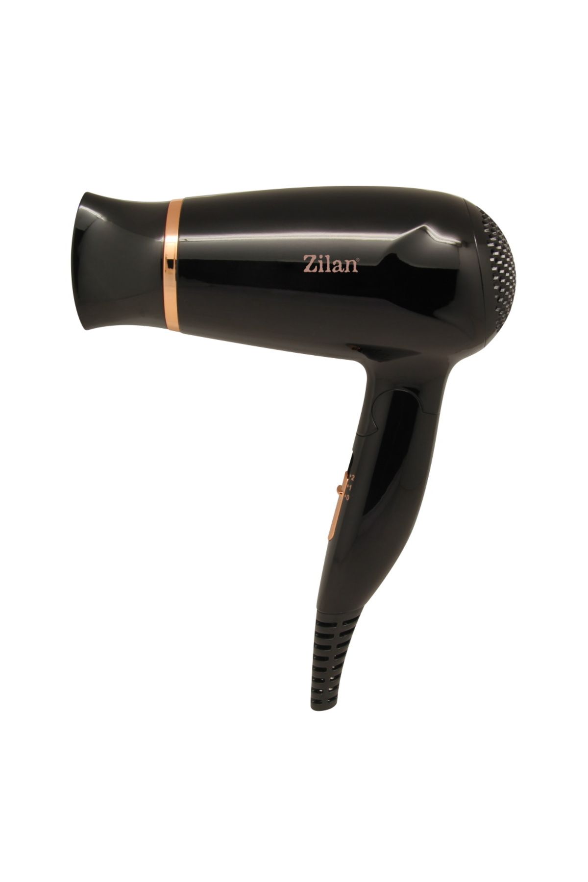 Zilan Uscator De Par Floria Zln2953 Negru Cu Maner Pliabil Pentru Voiaj , 1200 W, 2 Viteze Si Temperatura - One Size