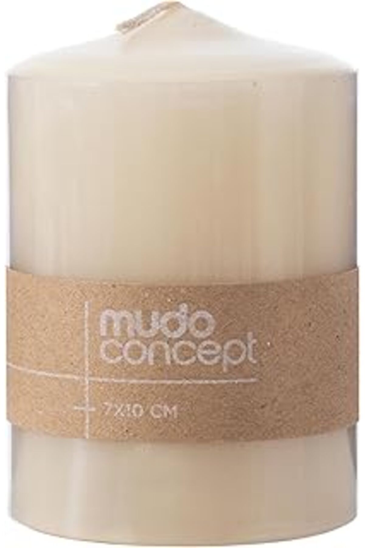 Pazarcan Concept Sütun Mum Krem 7X10 Cm