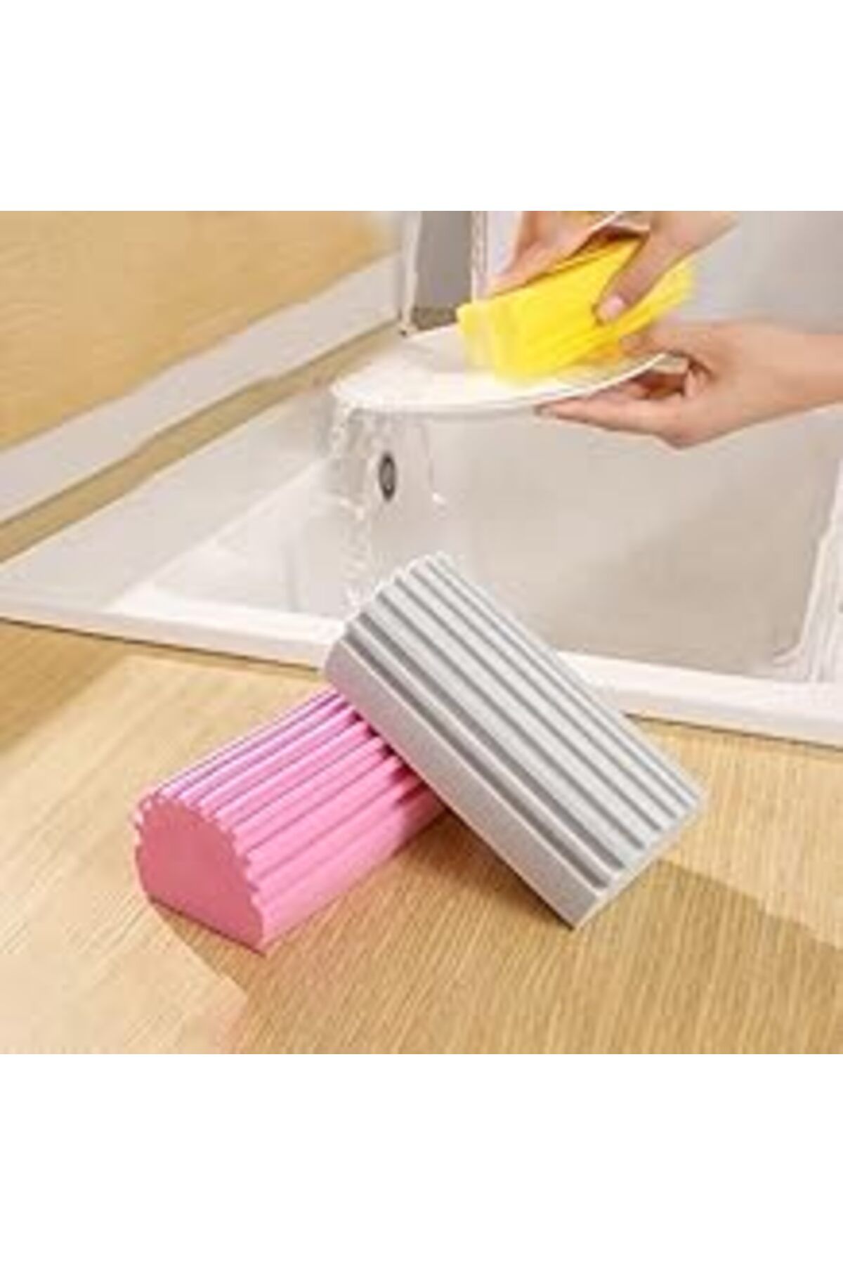 Mu Art Orret Home Çok Amaçlı Sihirli Sünger,Tüm Yüzeyler İçin Nemli Sünger,Kir Ve Leke Çıkarıcı Geniş Kull