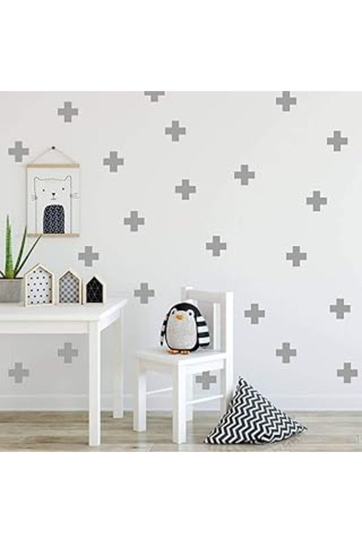 robotrend Bugybagy Artı Sticker (Gümüş, 125 Parça)
