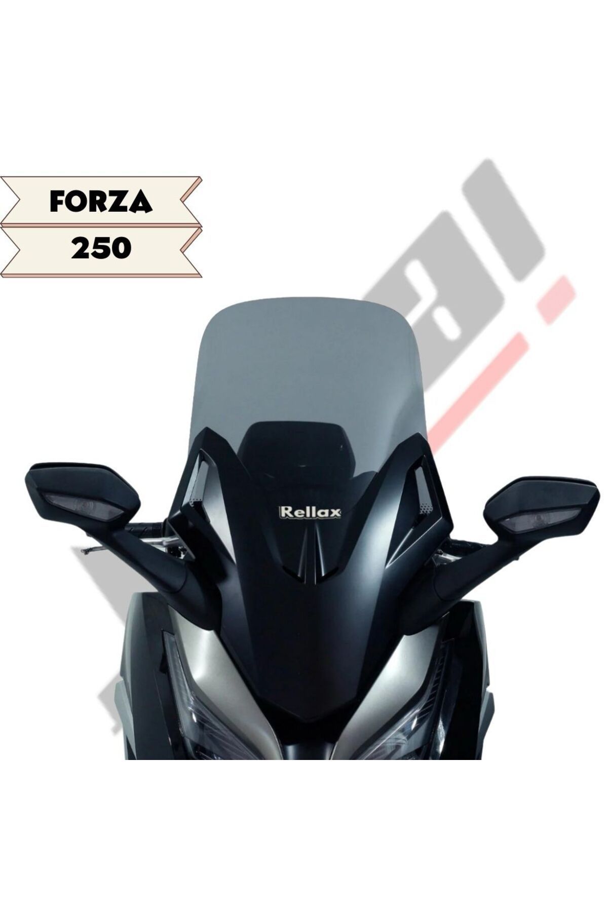 JİEKAİ RELLAX Honda Forza 250 2021-2025 58 cm Uyumlu Ön Tur Camı ŞEFFAF