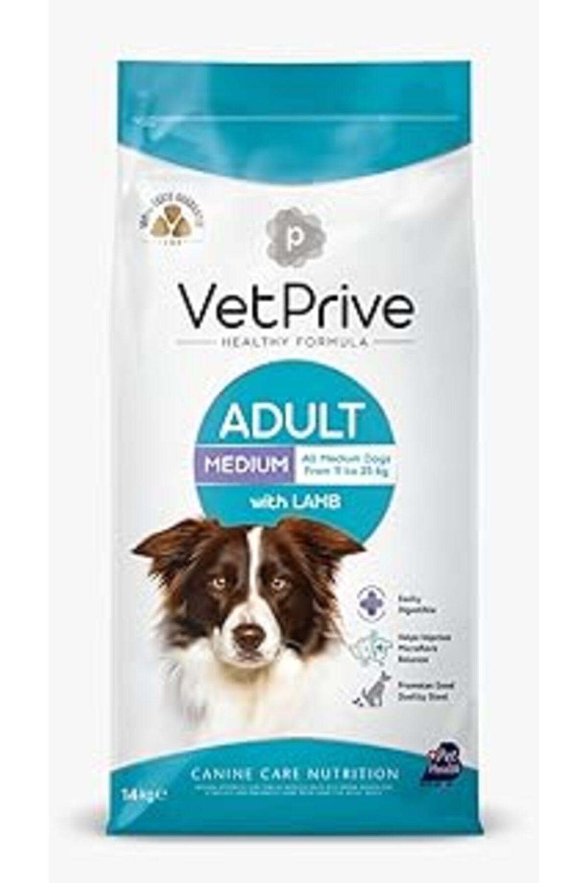 Pazarcan Vetprive Dog Adult Medium With Lamb 14 Kg