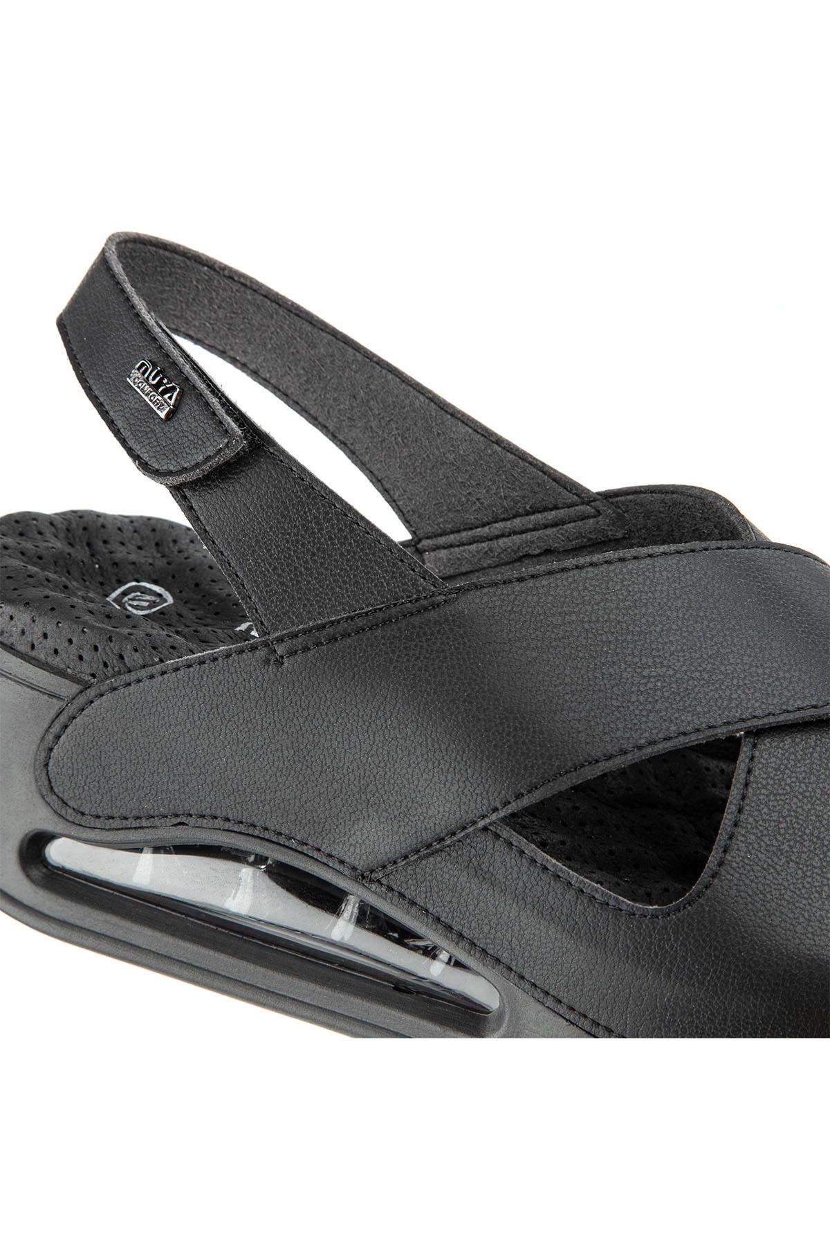 صندل سیاه زنانه Sandals Assos 31213 اورجینال Muya