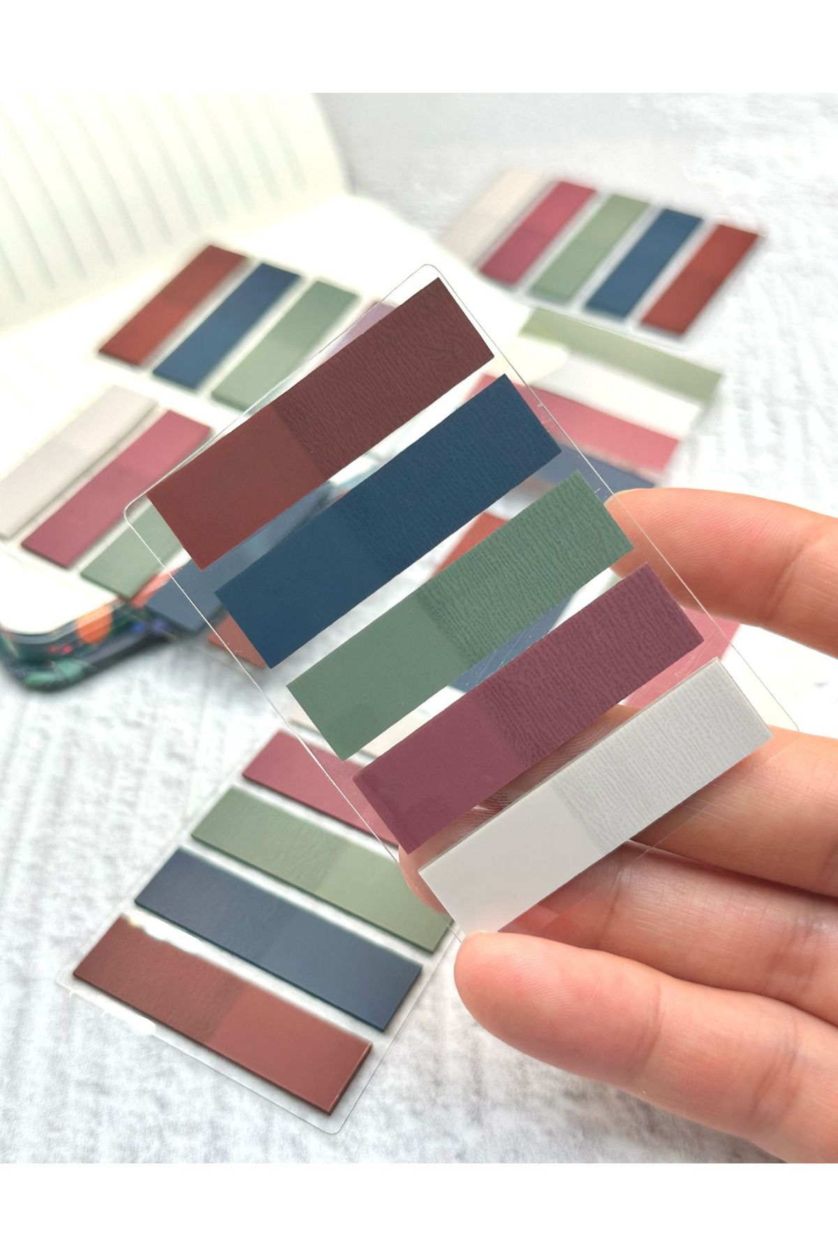 ZeCo Collection-Retro 5 Color Index Sticker / Index / Post-it / Sticky Note / adhesive Note 4
