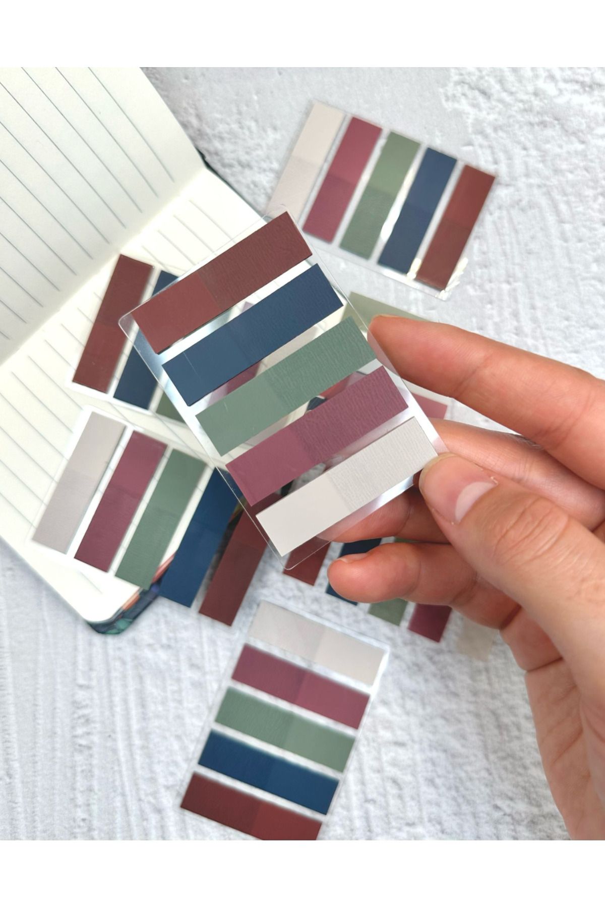 ZeCo Collection-Retro 5 Color Index Sticker / Index / Post-it / Sticky Note / adhesive Note 1