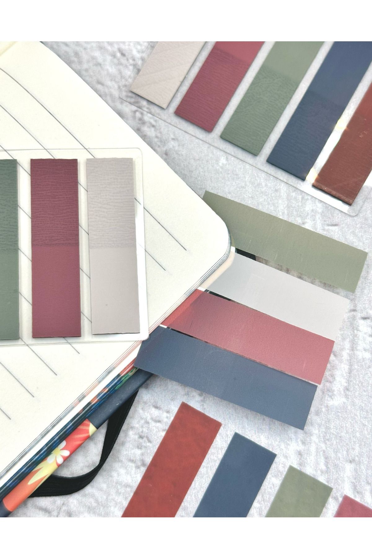 ZeCo Collection-Retro 5 Color Index Sticker / Index / Post-it / Sticky Note / adhesive Note 6
