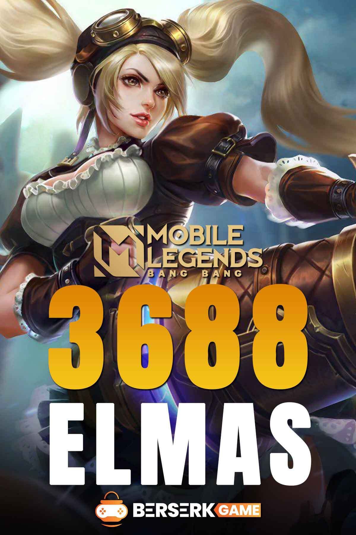 BERSERKGAME Mobile Legends Bang Bang 3688 Elmas
