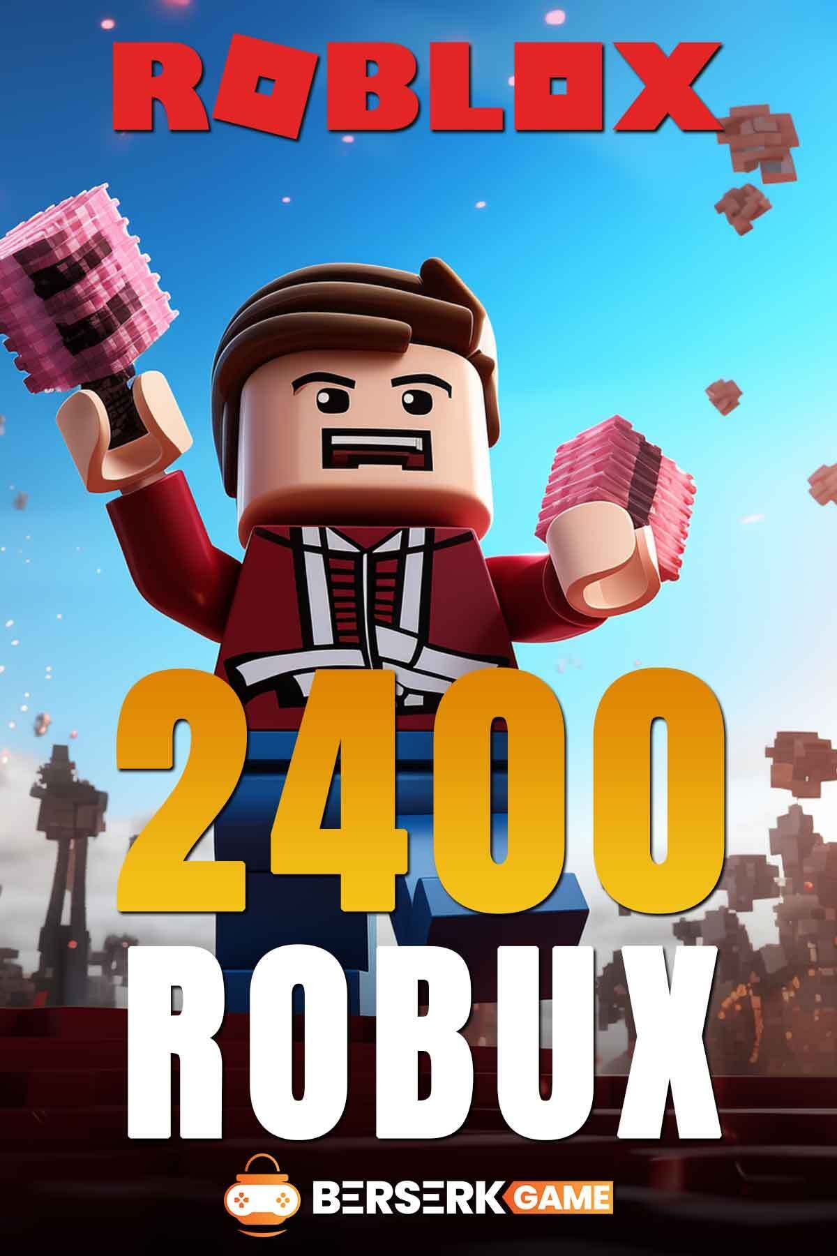 BERSERKGAME Roblox 2400 Robux 30 USD