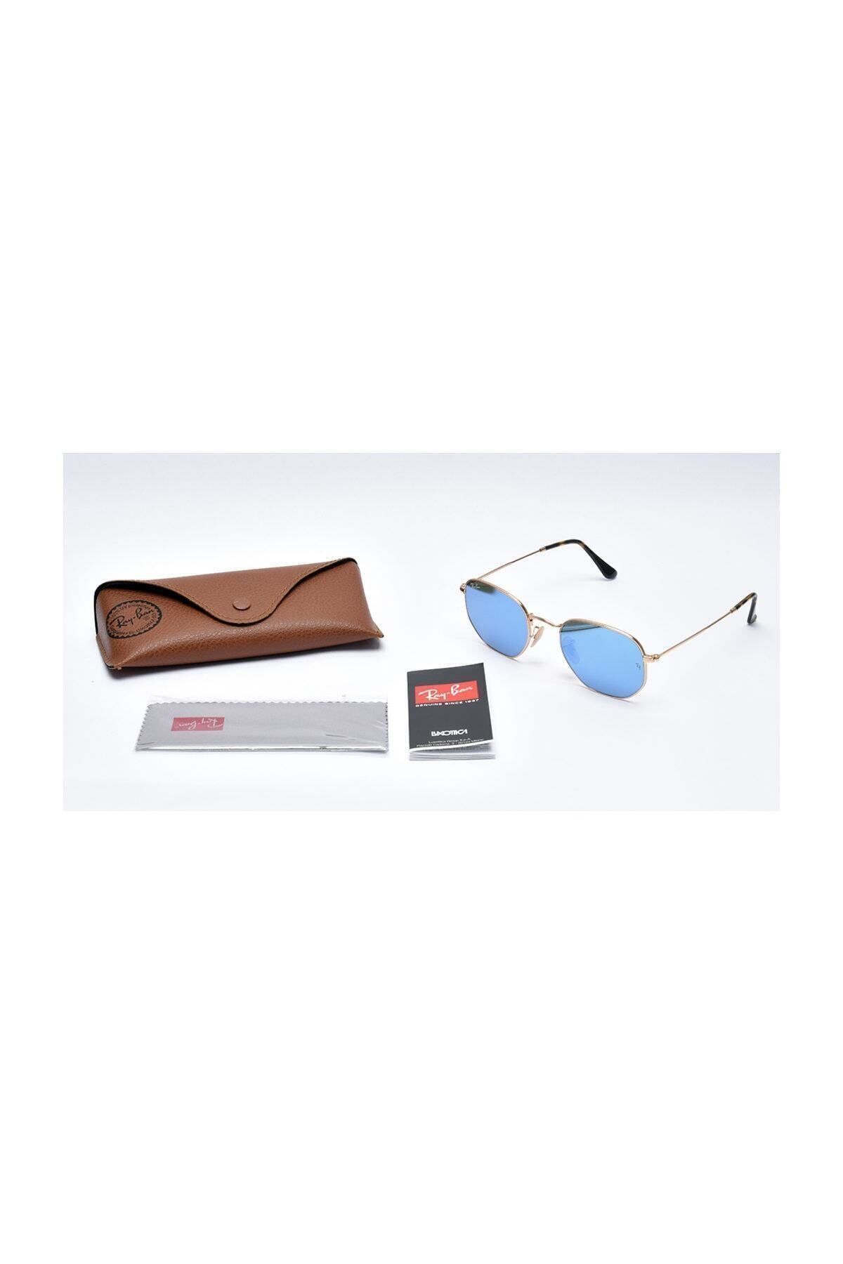 Ray-Ban-نظارات شمسية راي بان للجنسين بتصميم سداسي غير منتظم - RB 3548N - مقاس العدسة: 51 مم - أريستا 4