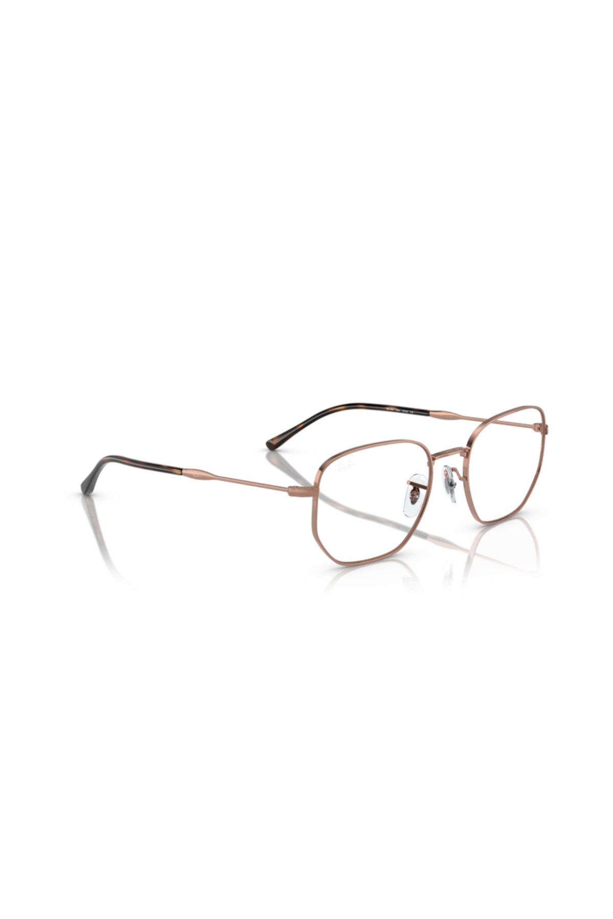 Ray-Ban-Ray Ban Vista Unisex Irregular Eyeglasses- Rb 6496 - Lense Size:51mm - Rose Gold 4