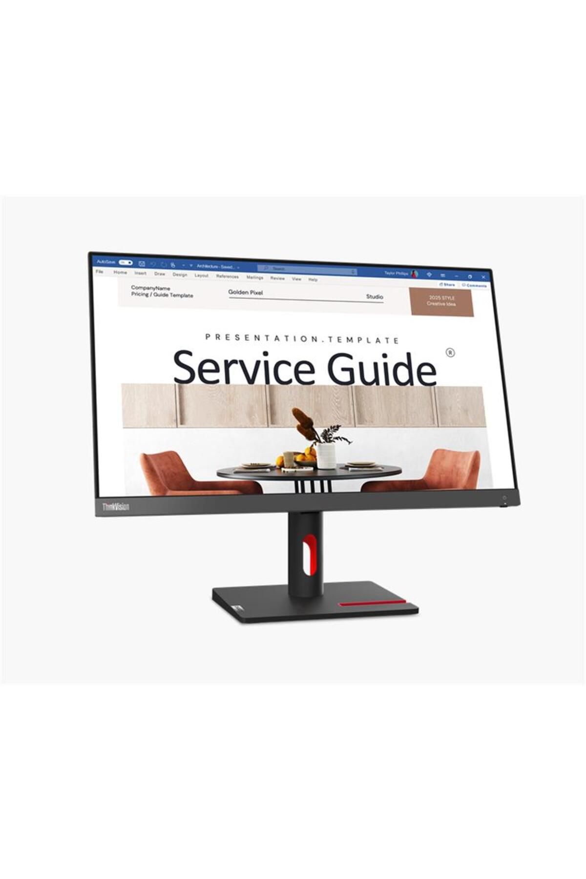 Pazarcan 23.8 Thinkvision S24I-30 63Dekat3Tk 6Ms 100Hz Hdmi+Vga Led Monitor