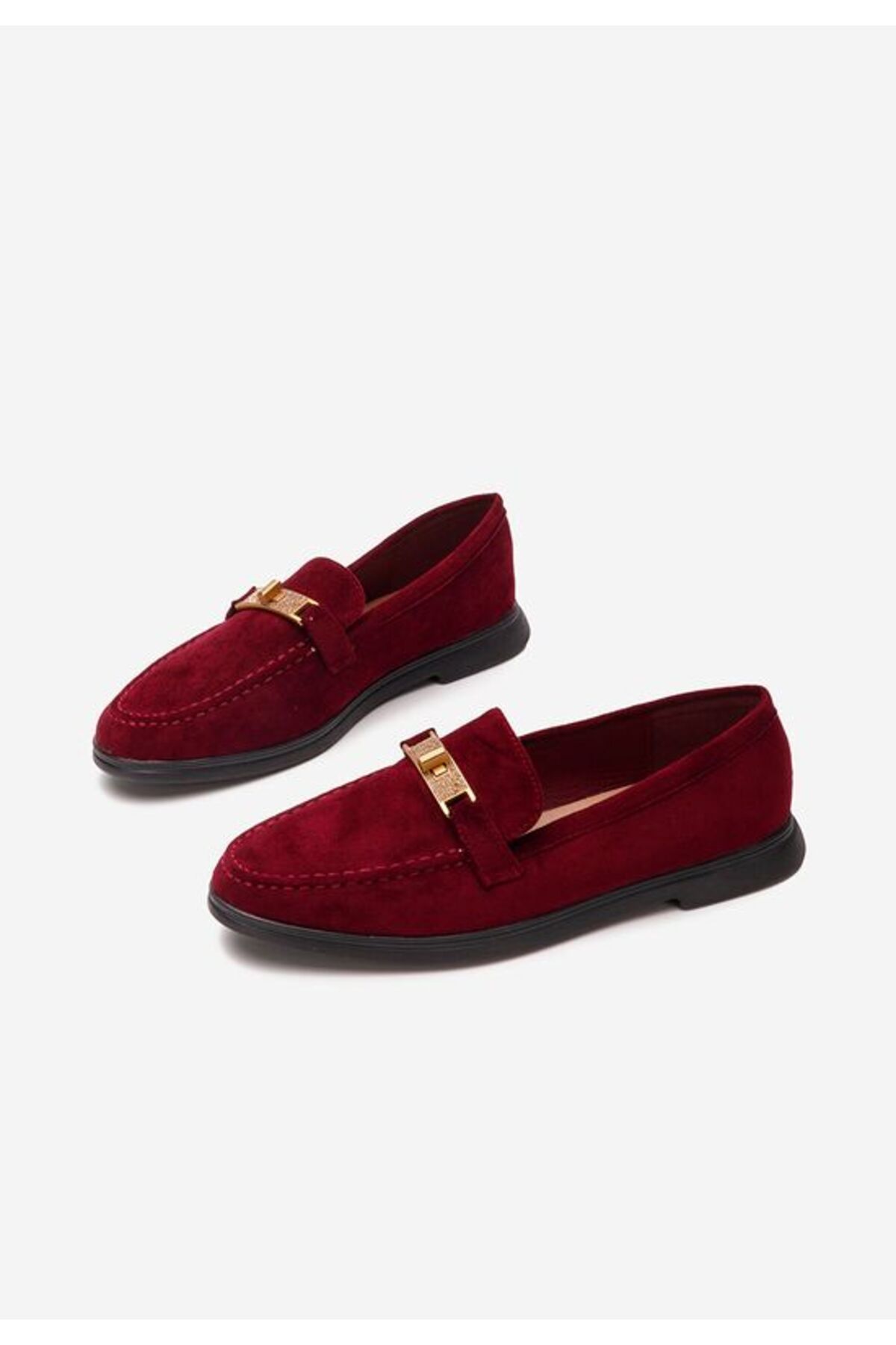 B T Shoes-Mocasini dama Nisala rosii 4