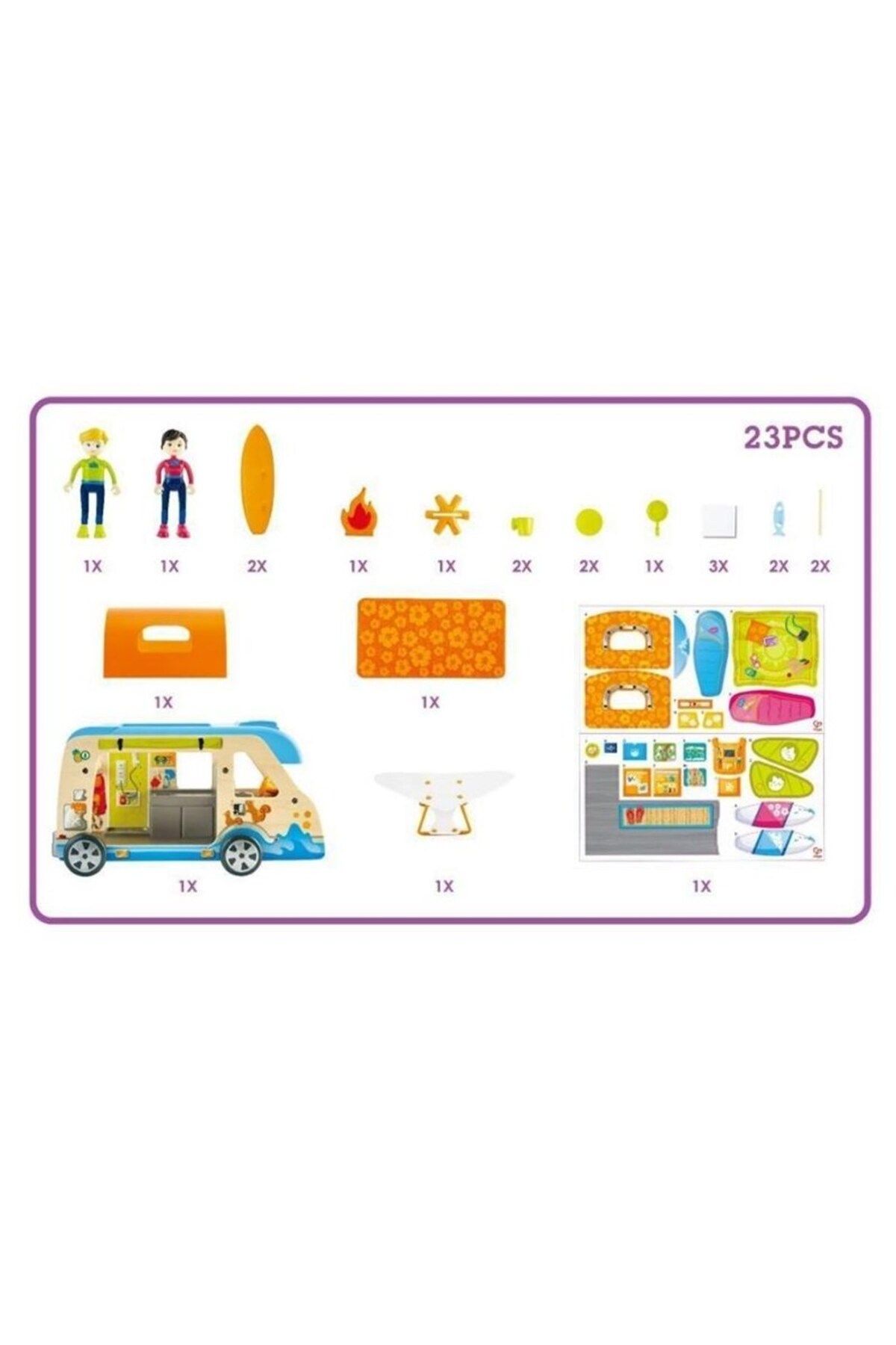 Hape-Adventure Toy Caravan 3