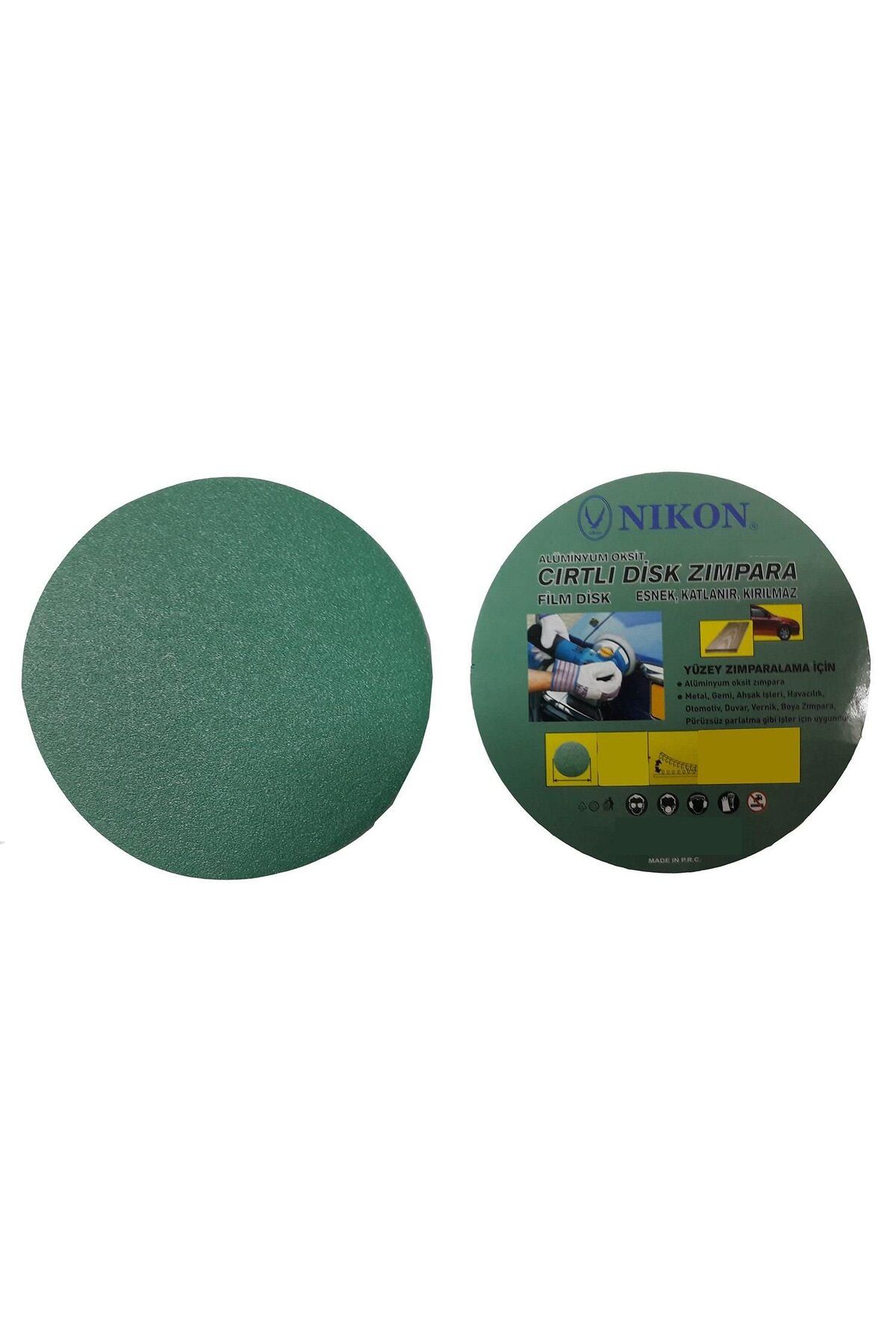OEM Nikon 52025 Kırılmaz Yeşil Cırt Zımpara 115X60 Kum