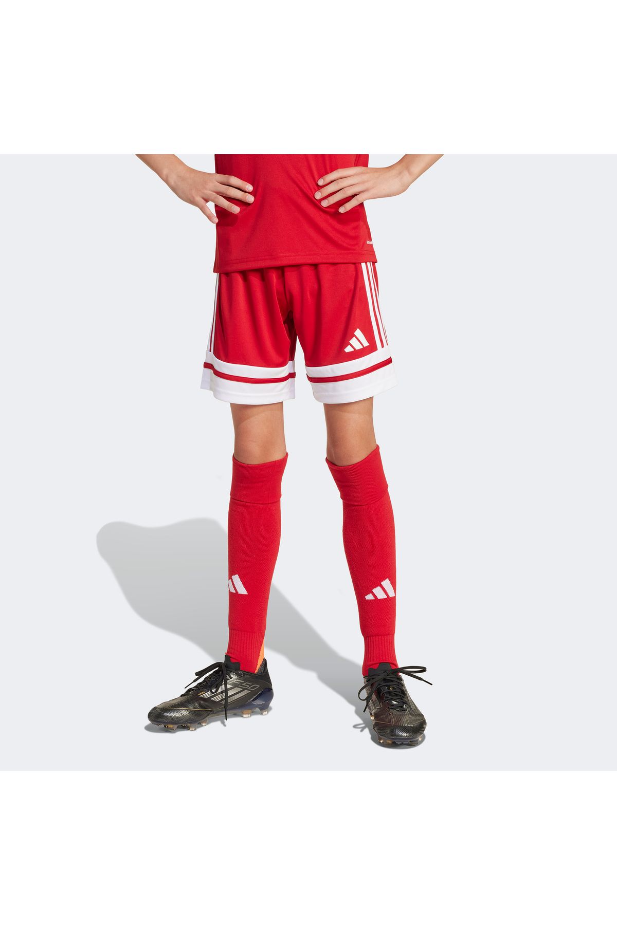 adidas-شورت كرة قدم أحمر للأطفال من Squadra 25 2