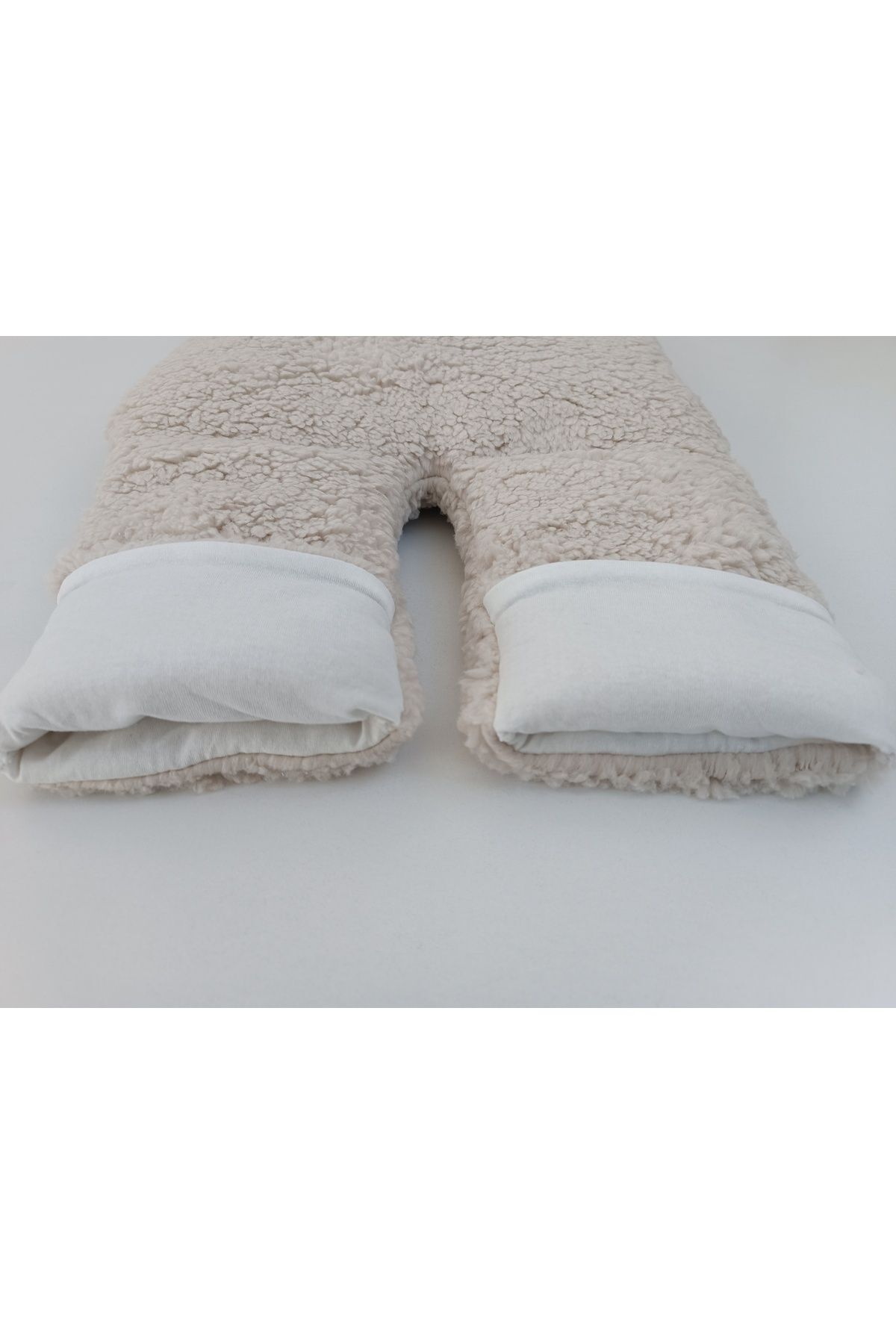 Tomuycuk-0-12 Months Baby Sleeping Bag - Fiber Plush Welsoft Eared Mink Outer Blanket 6
