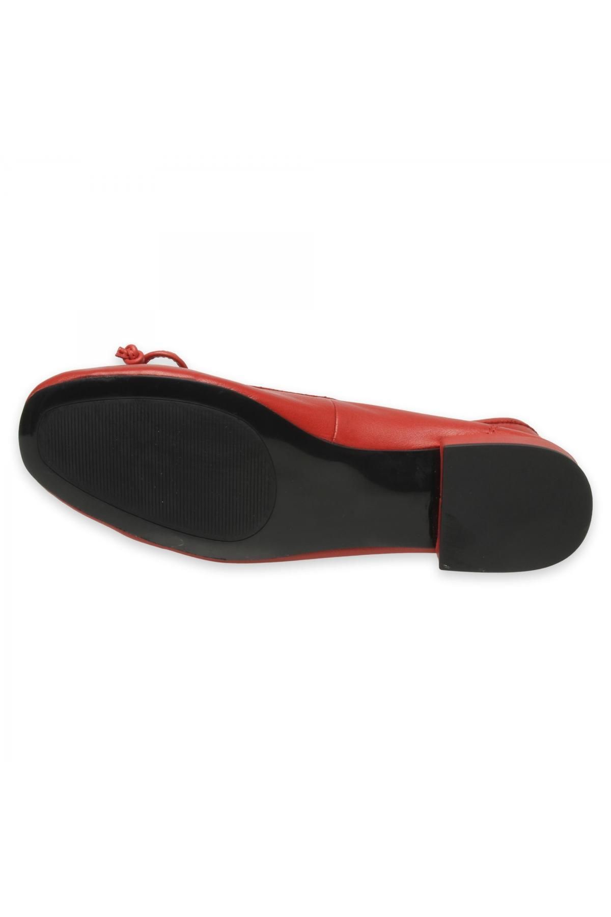 Mammamia-D25Ya-810Z Pantofi plati pentru femei Daily Red 5