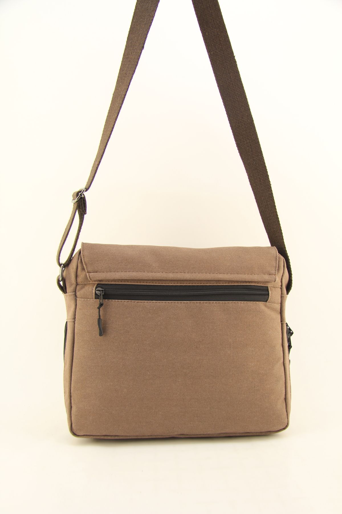 QUB CLUB-Canvas Tile Waterproof Gusseted Postman Business School Briefcase Street Bag 2