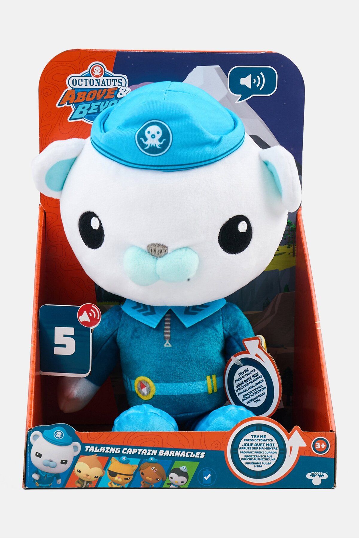 Octonauts-Plush Captain Barnacles, Blue 1