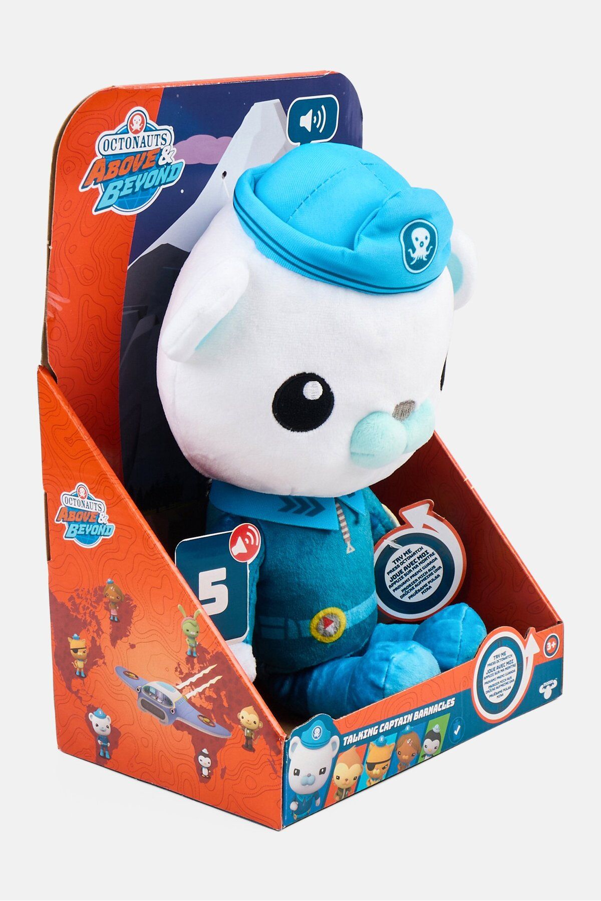 Octonauts-Plush Captain Barnacles, Blue 4