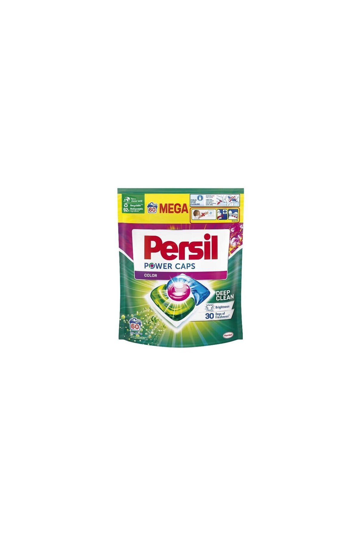 Persil Detergent De Rufe Capsule Power Caps Color, 60 Spalari - One Size